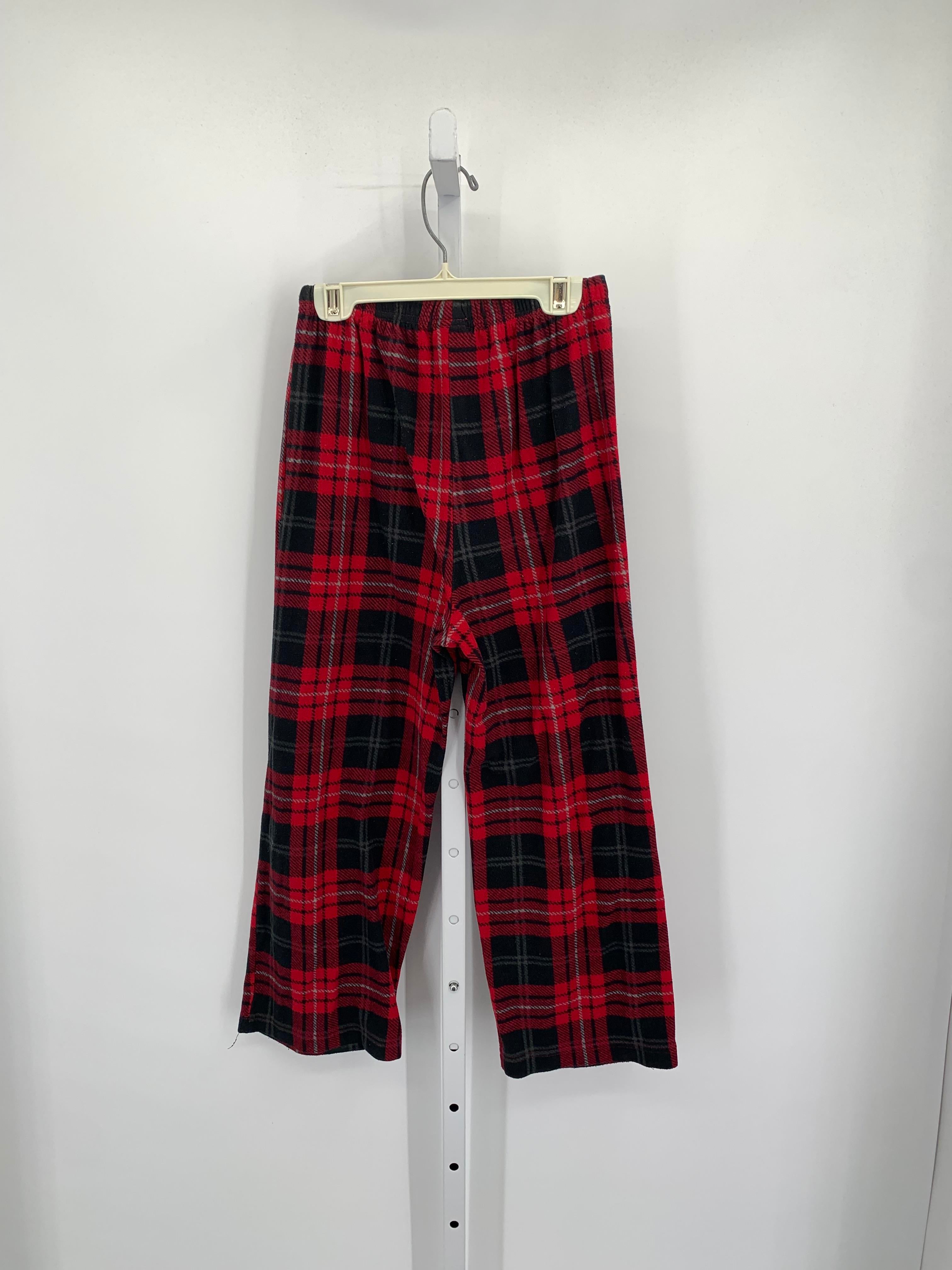 ELASTIC WAIST PLAID.