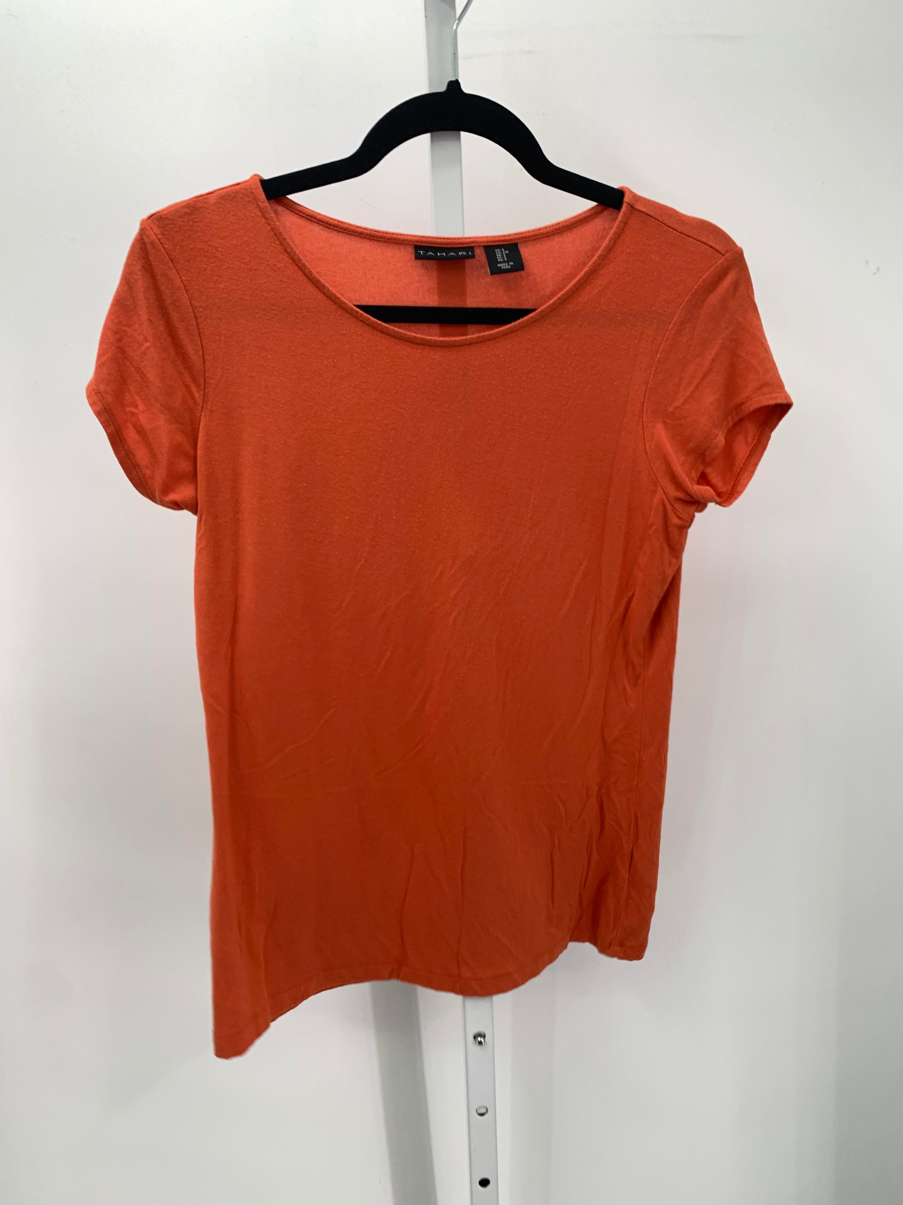 Tahari Size Small Misses Short Sleeve Shirt