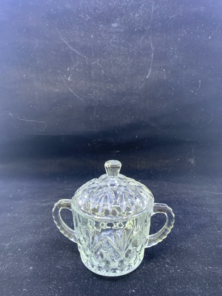 LARGE 2 HANDLED SUGAR BOWL.