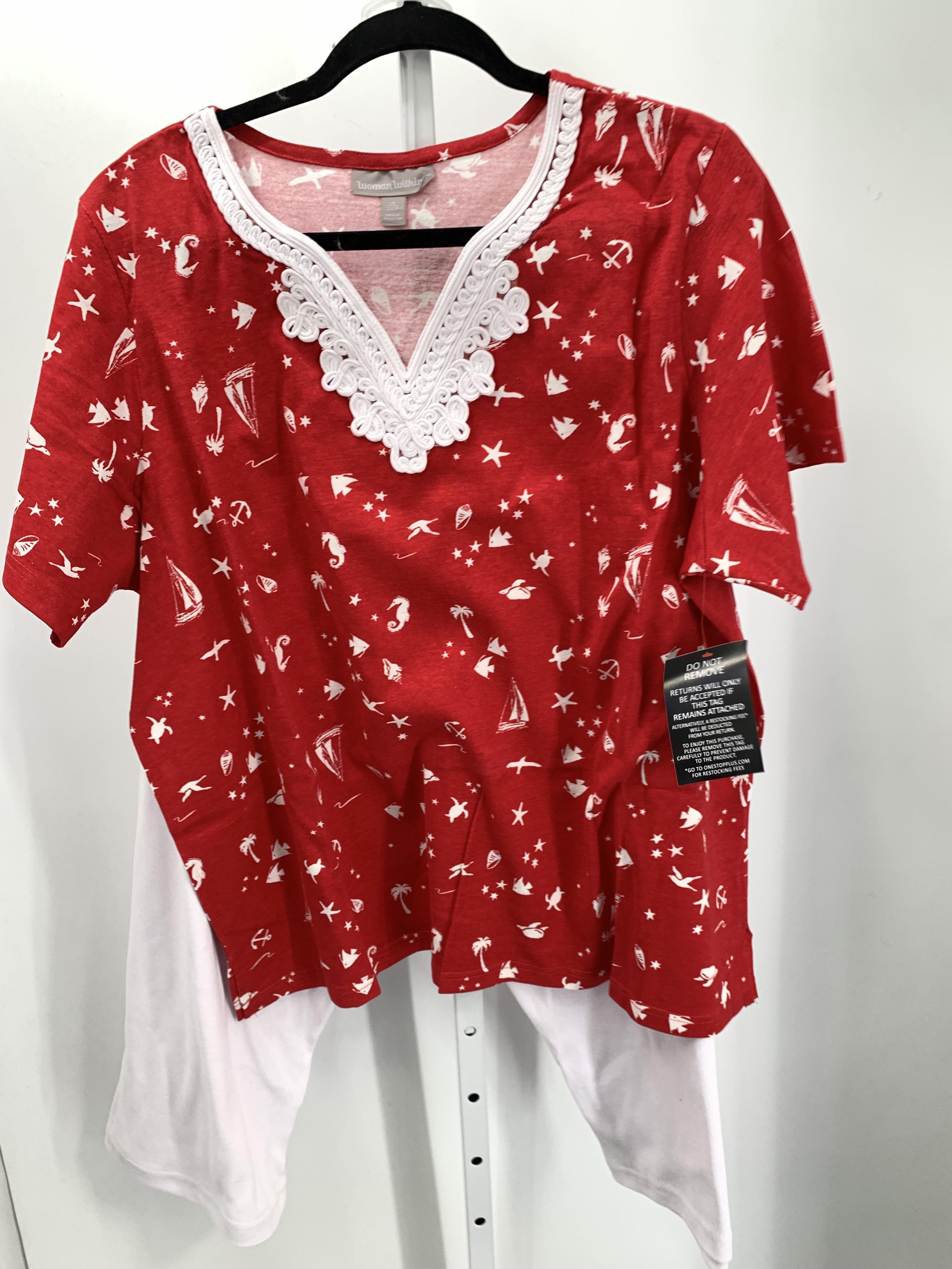 Woman Within Size 1X Womens 2 Piece
