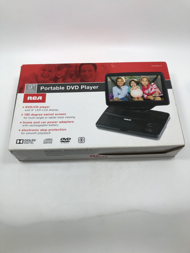 NIB RCA PORTABLE DVD PLAYER.