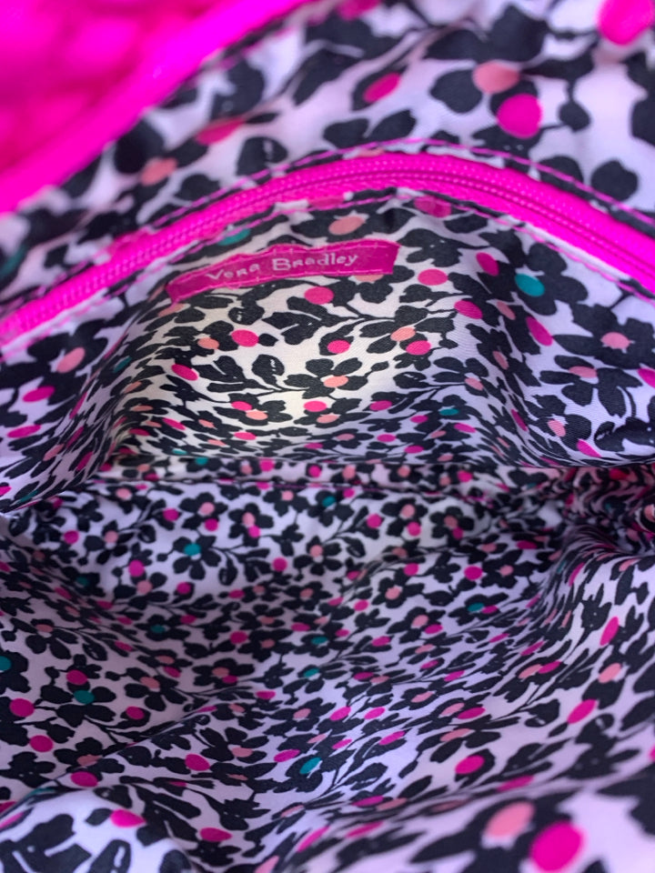 Vera Bradley Iconic Triple Zip Hipster in Rose Petal- New With Tags