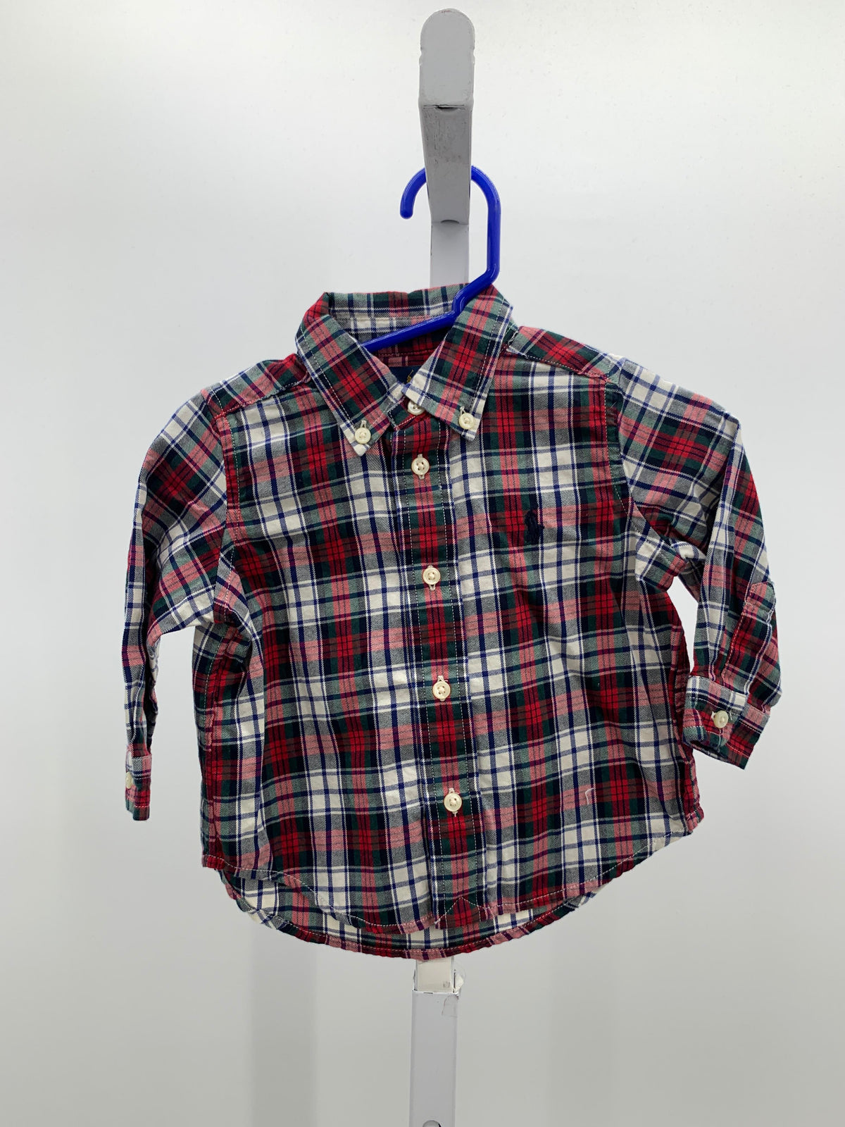 GREEN WHITE BLUE PLAID
