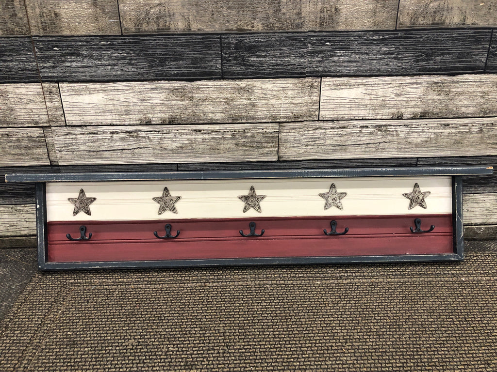 PRIMITIVE AMERICANA WALL HOOKS.