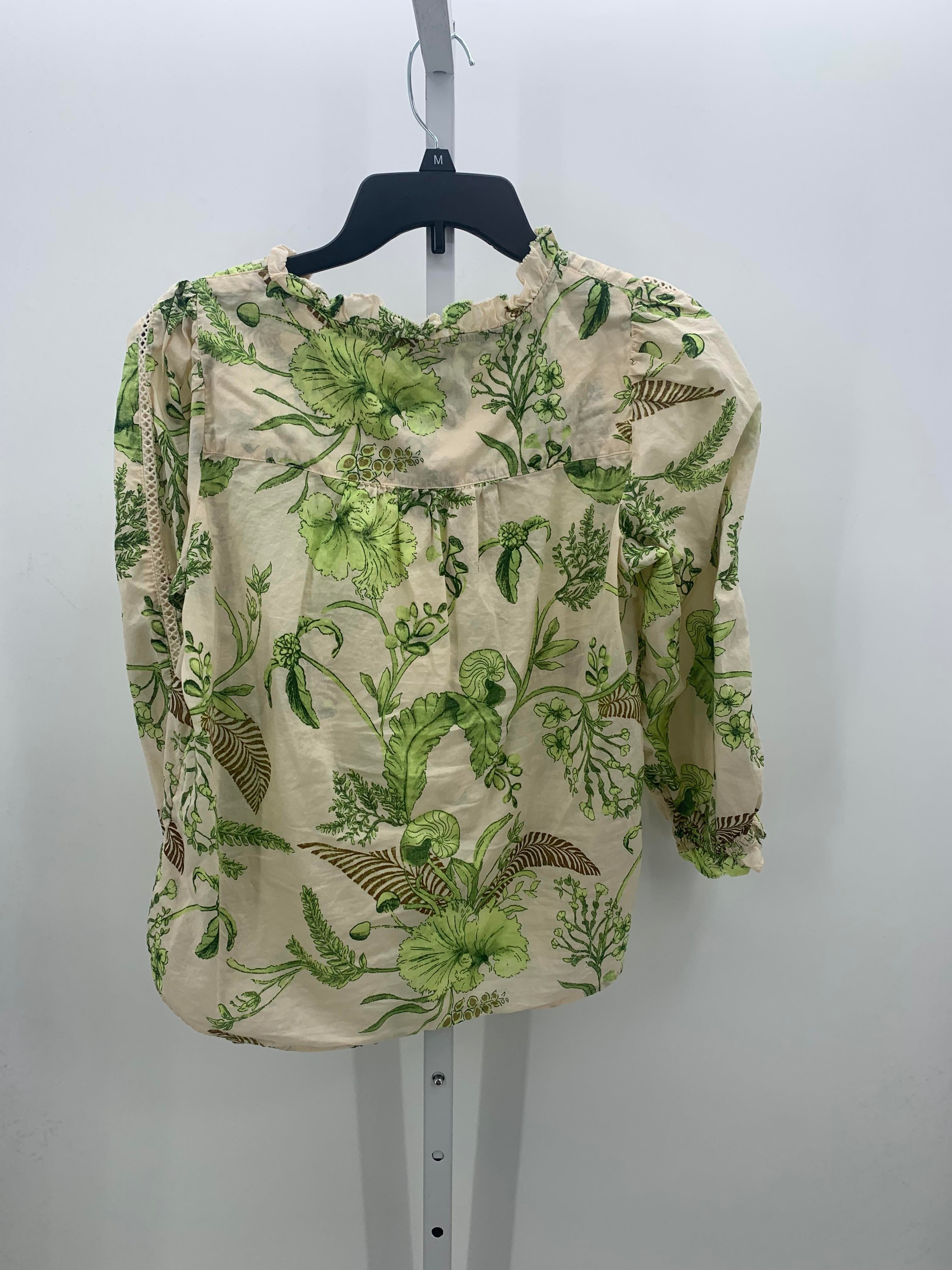 Talbots Size Small Misses 3/4 Sleeve Shirt