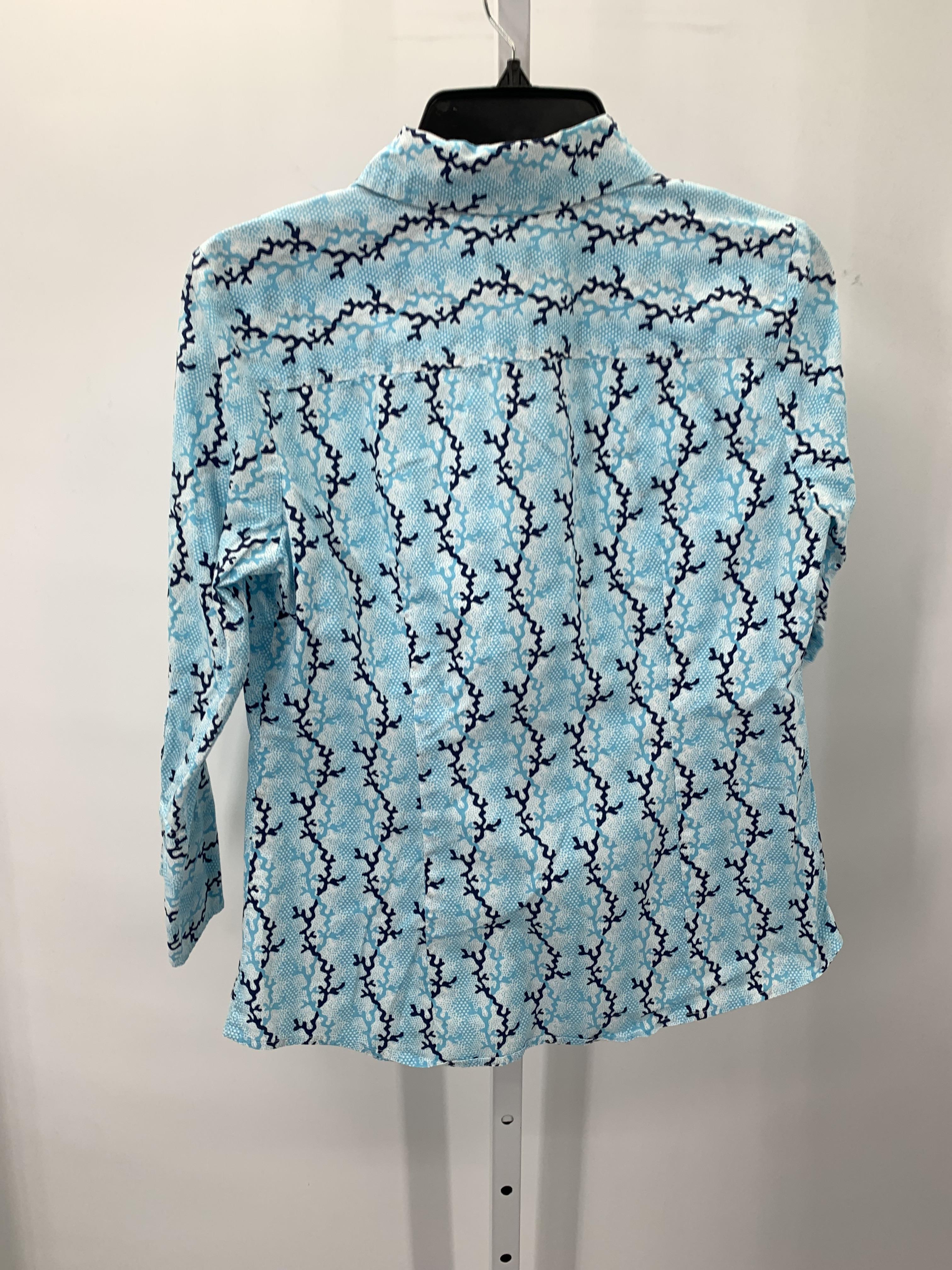 Talbots Size Small Misses 3/4 Sleeve Shirt