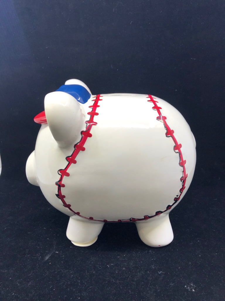 LARGE BASEBALL PIGGY BANK.