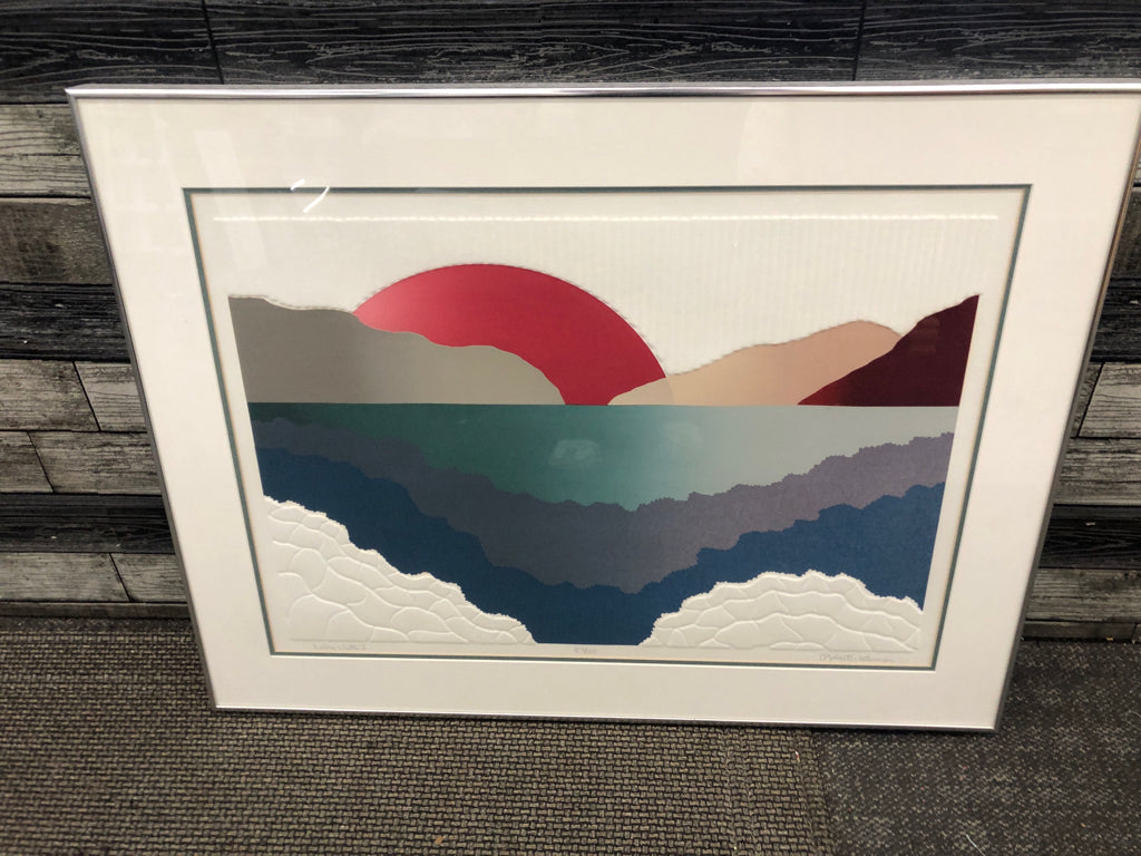 SUNRISE ABSTRACT WALL ART- ROBERT WATERMAN.