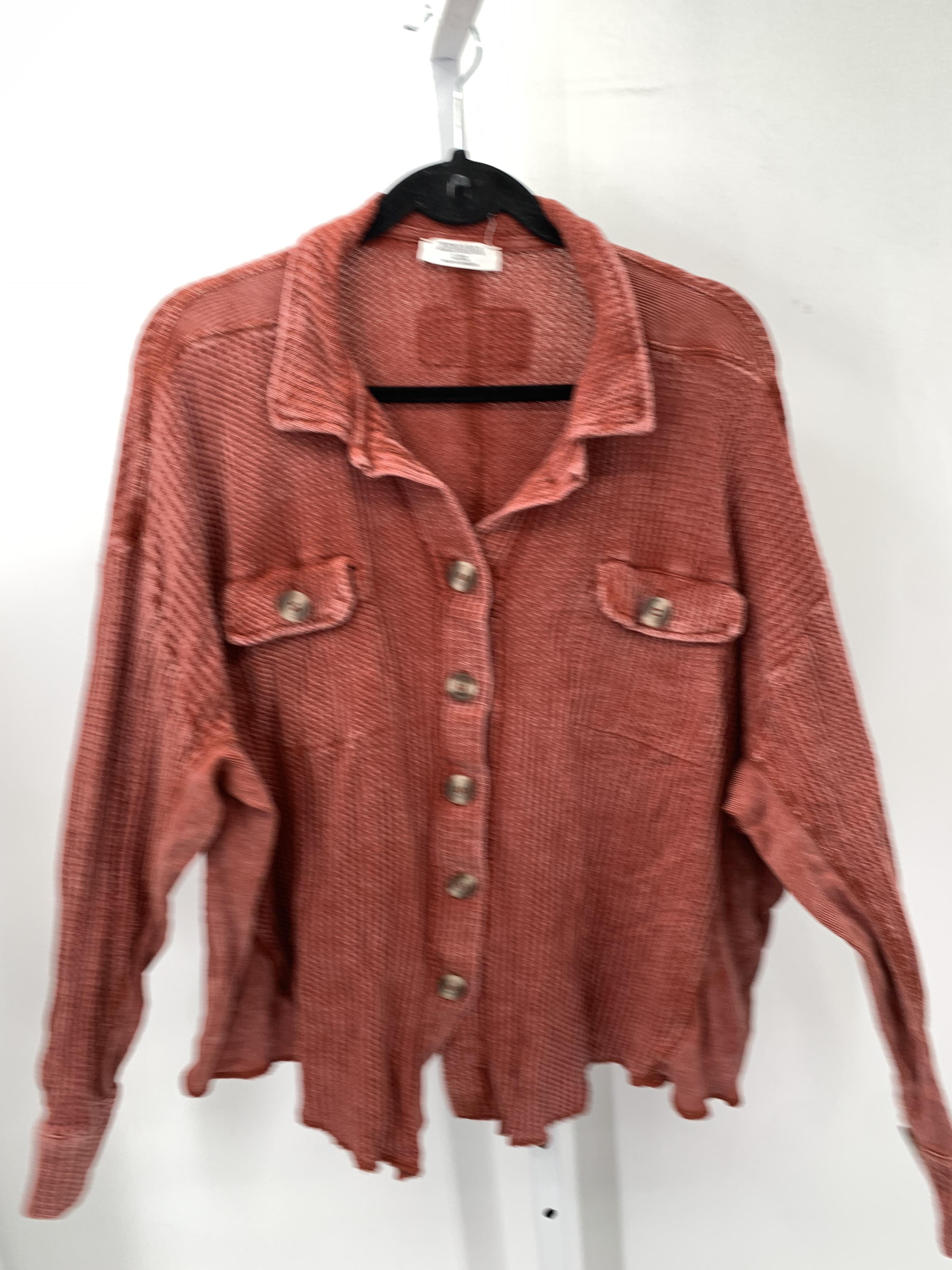 Zenana Size Large Misses Long Sleeve Shirt
