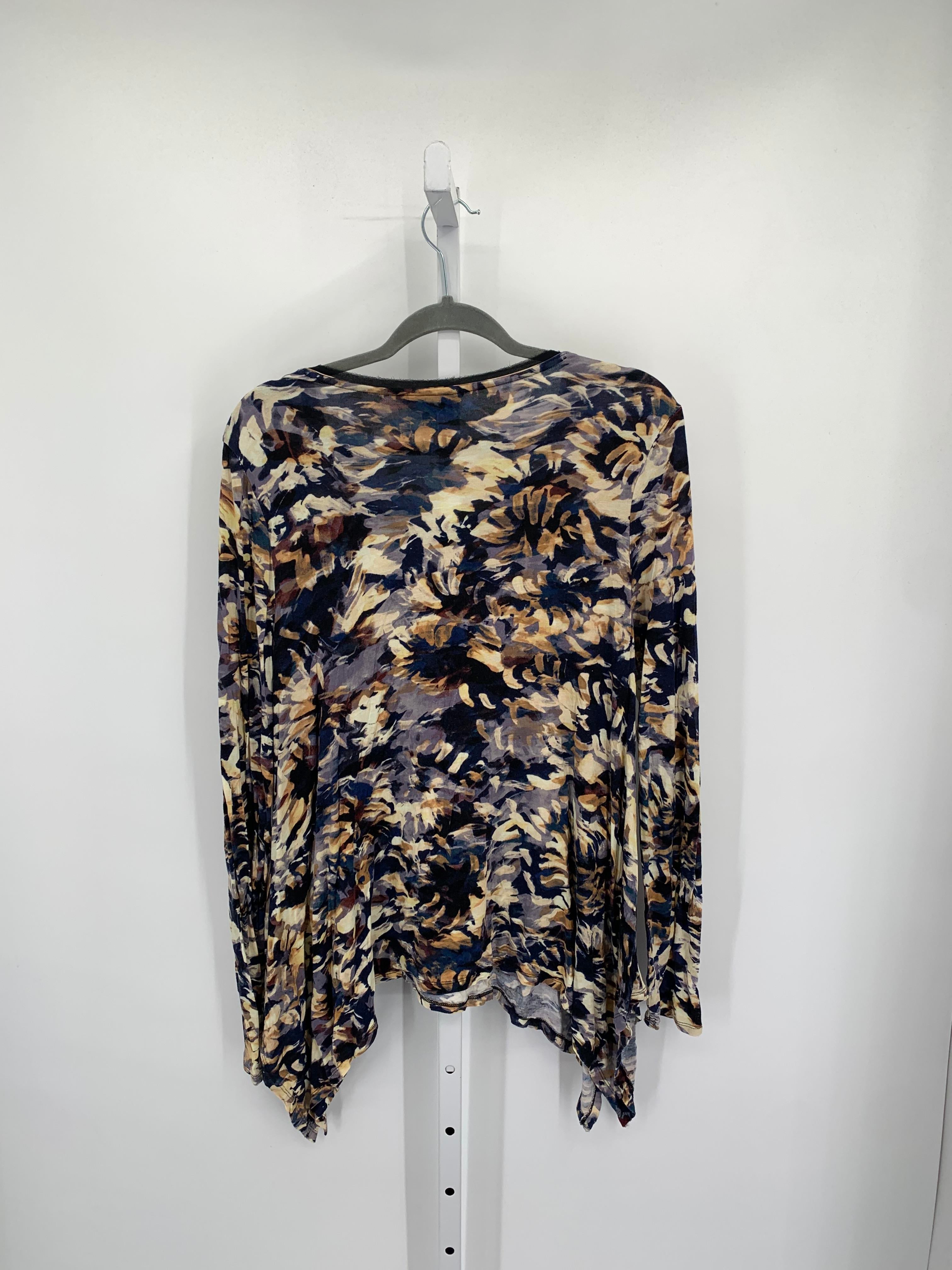 Vera Wang Size Large Misses Long Sleeve Shirt