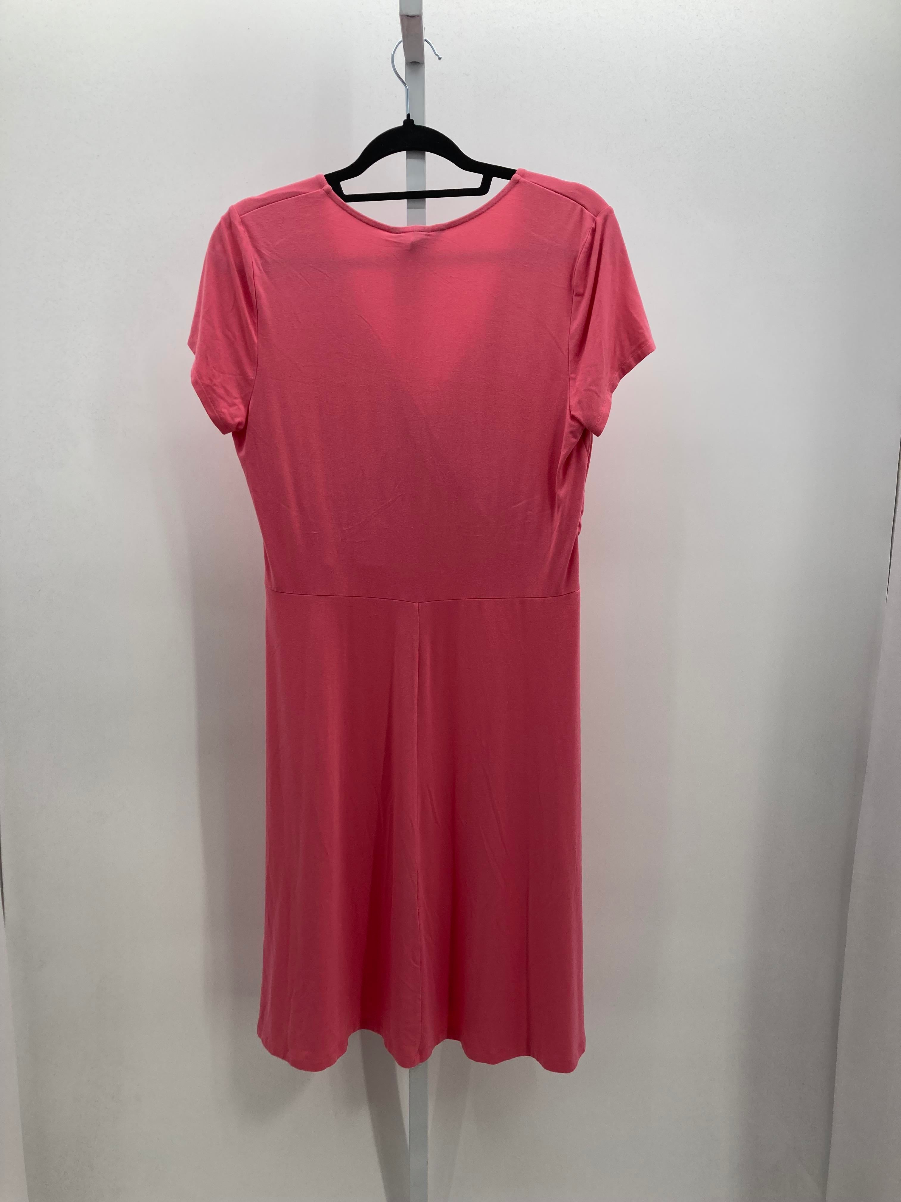 Lands End Size Medium Misses Short Sleeve Dress