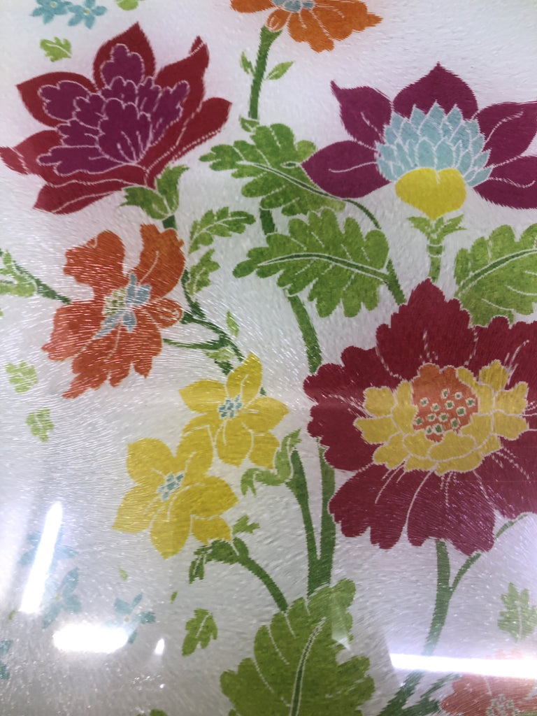 NIP 13IN GLASS LAZY SUSAN.