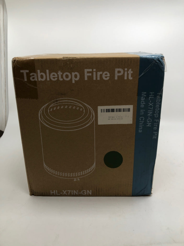 NIB TABLETOP FIREPIT.