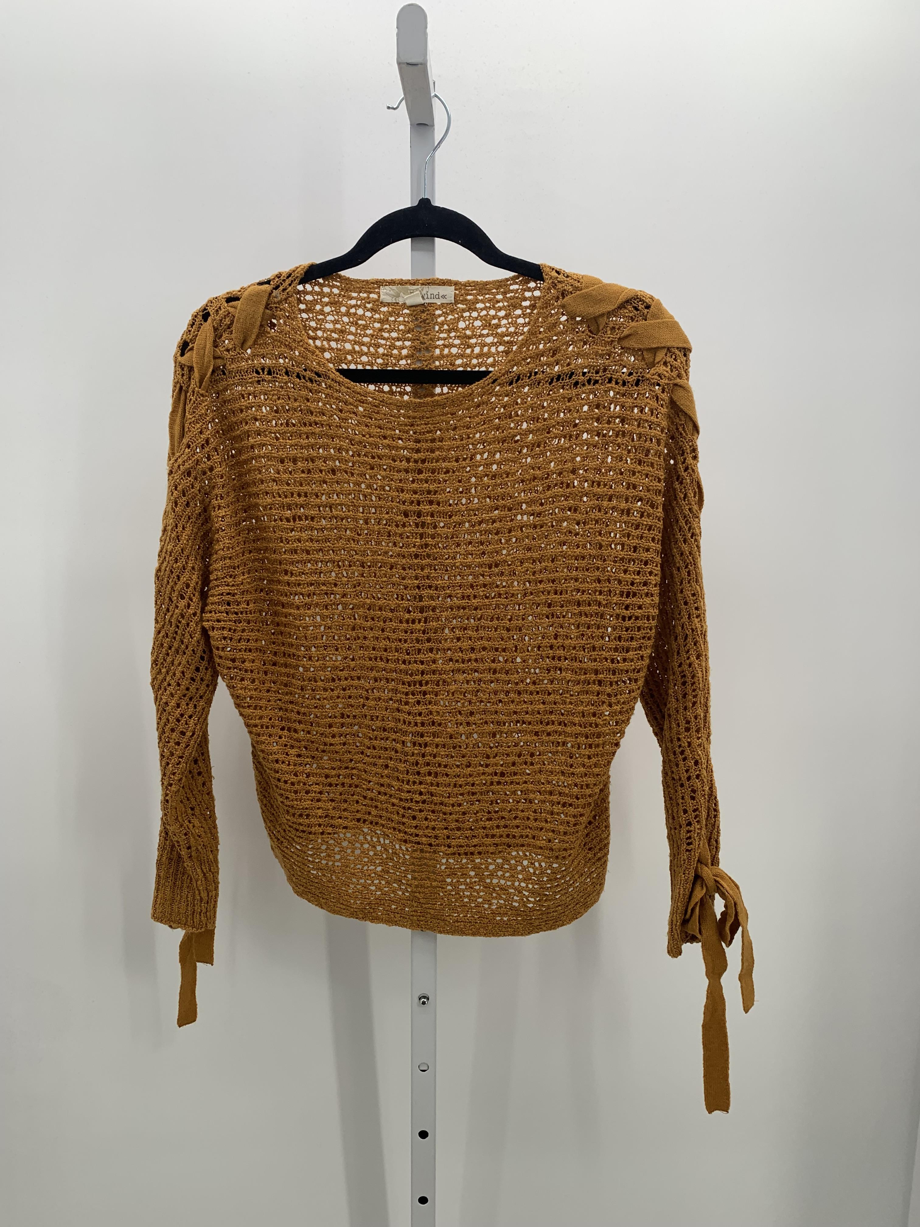 Rewind Size Medium Juniors Long Sleeve Sweater