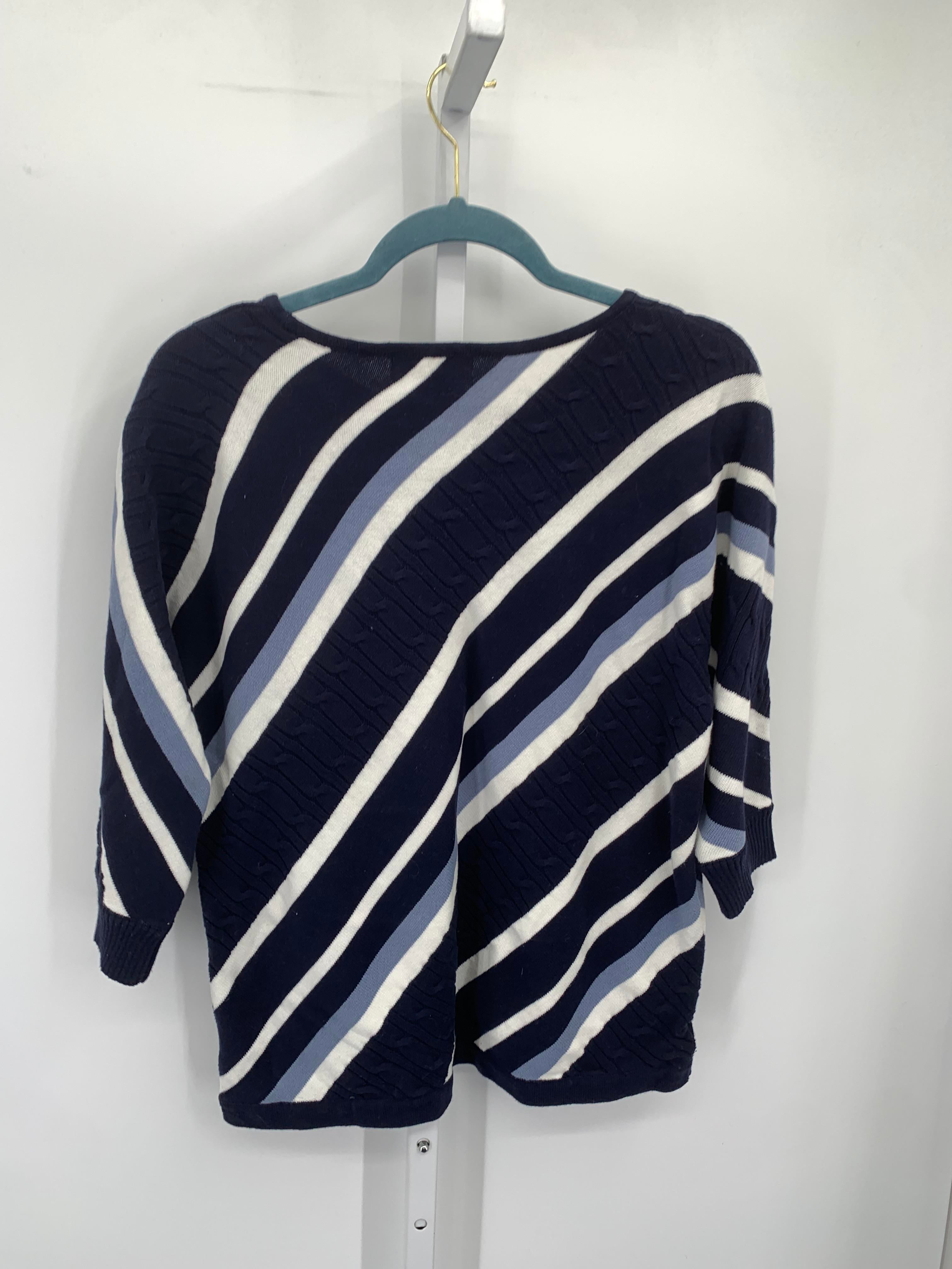 Liz Claiborne Size Medium Petite Petite 3/4 Sleeve Sweater