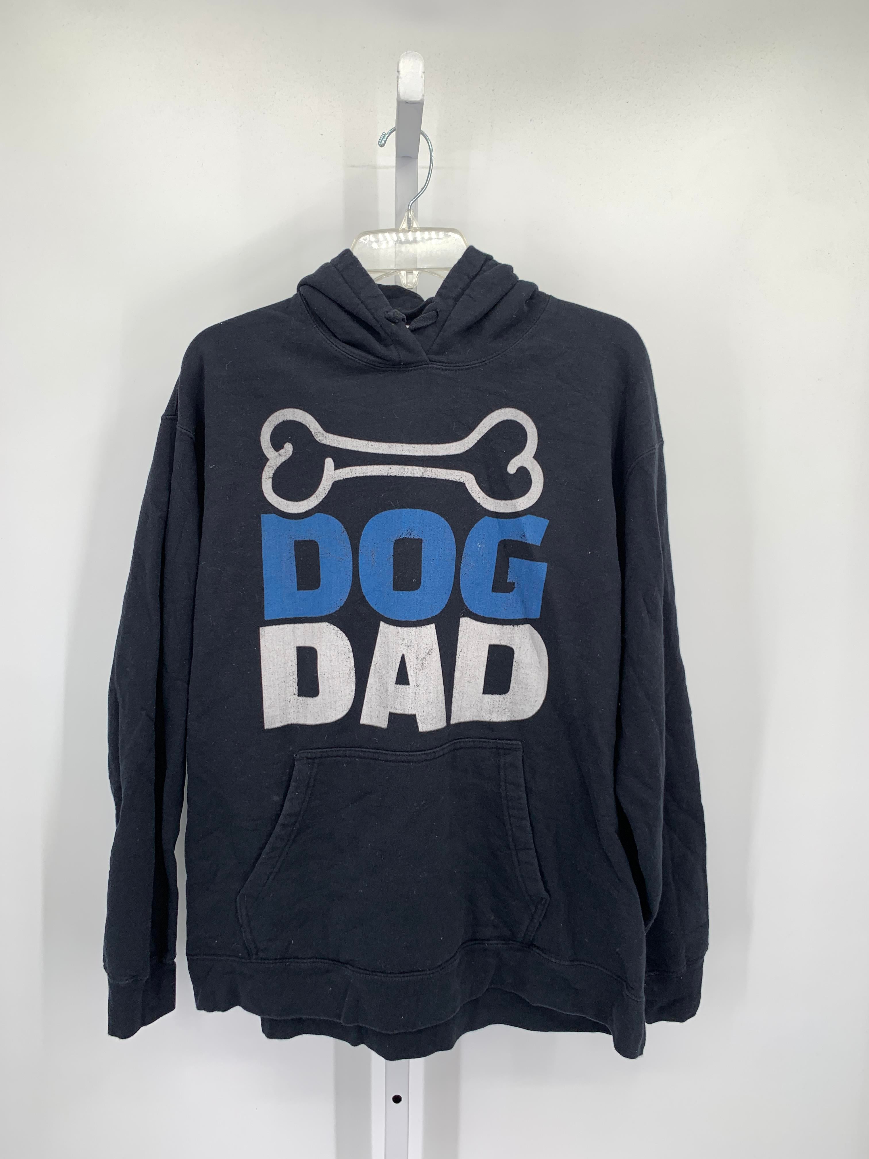 DOG DAD HOODED KNIT.