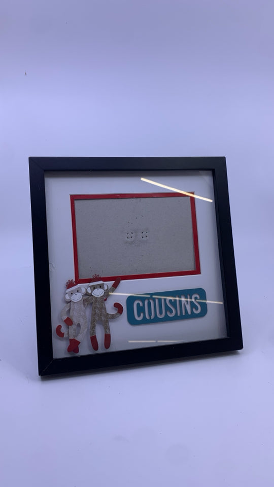 "COUSINS" MONKEY FRAME.