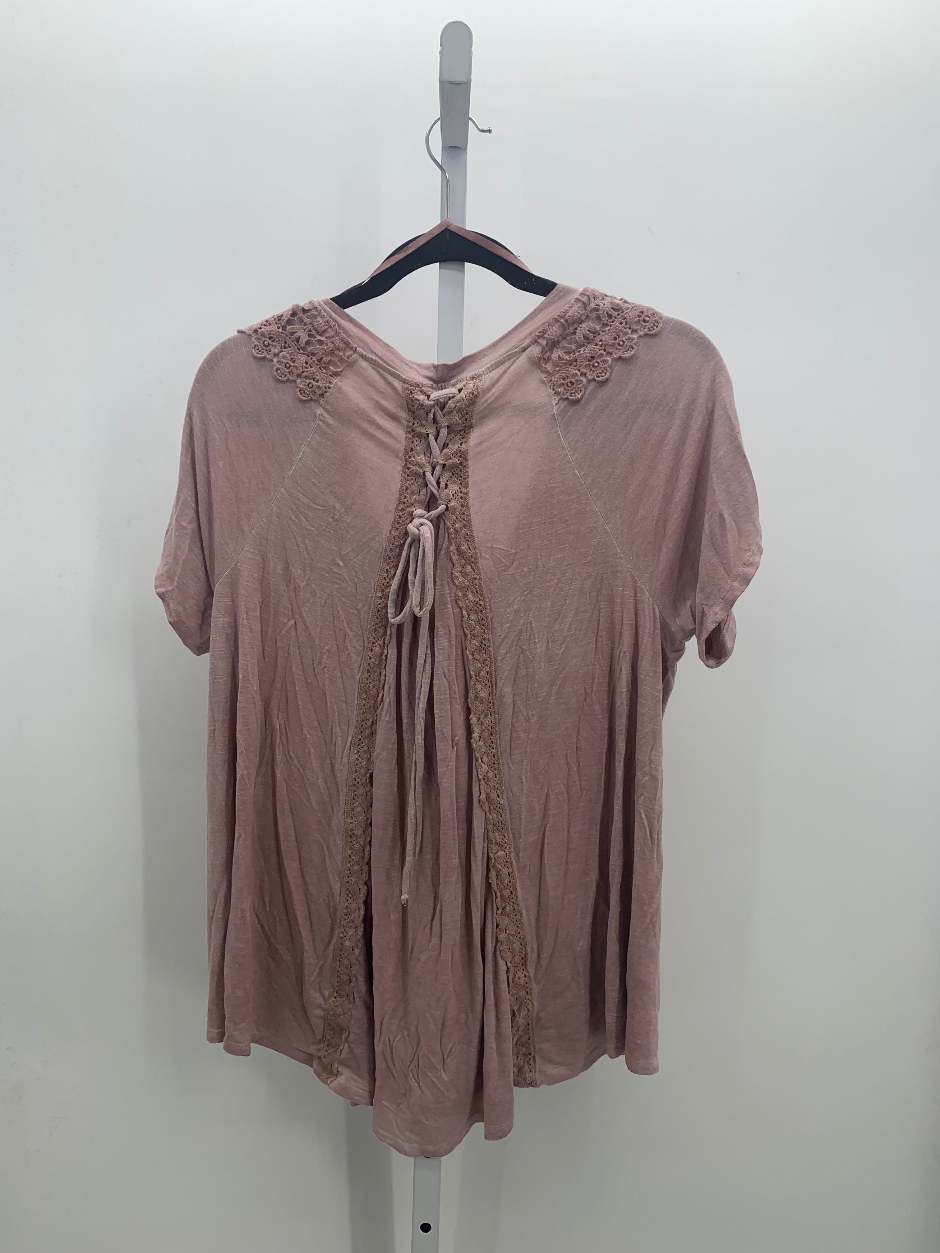Knox Rose Size Large Misses Short Sleeve Shirt