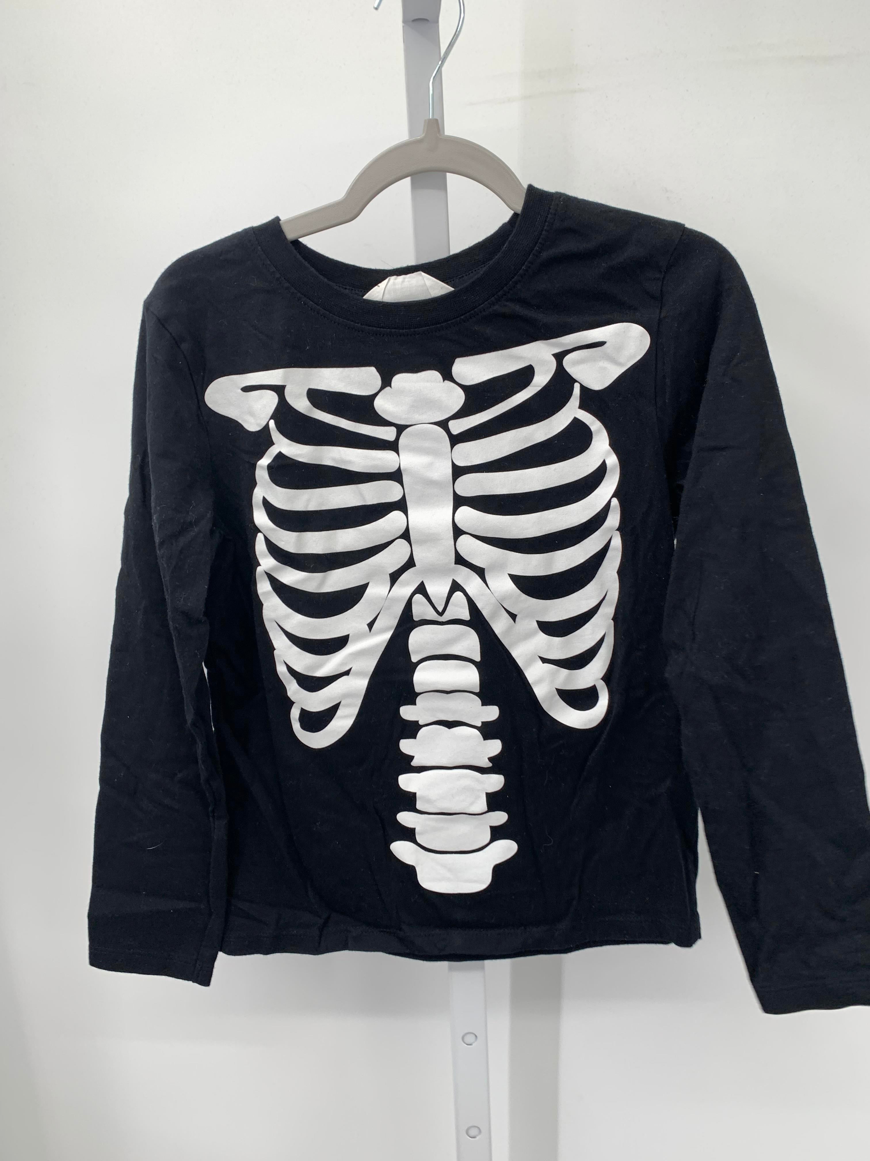 LONG SLV SHIRT SKELETON KNIT TEE