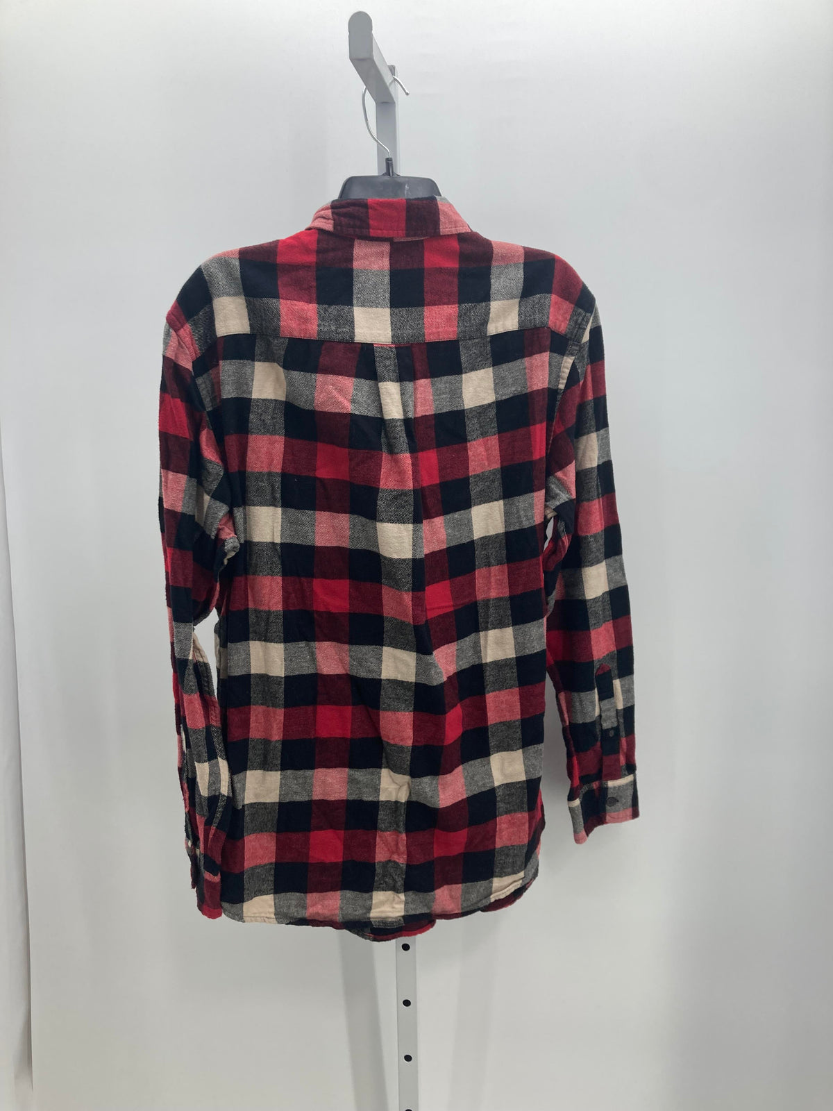 PLAID BTN DOWN