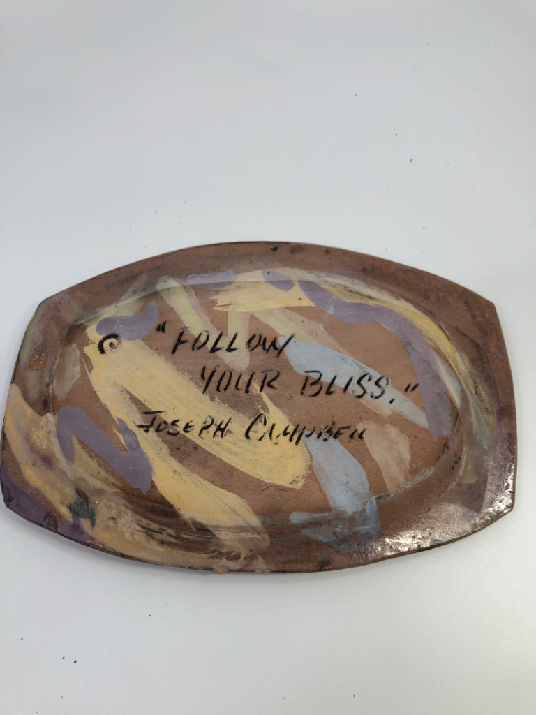 COLORFUL POTTERY CATCH ALL.