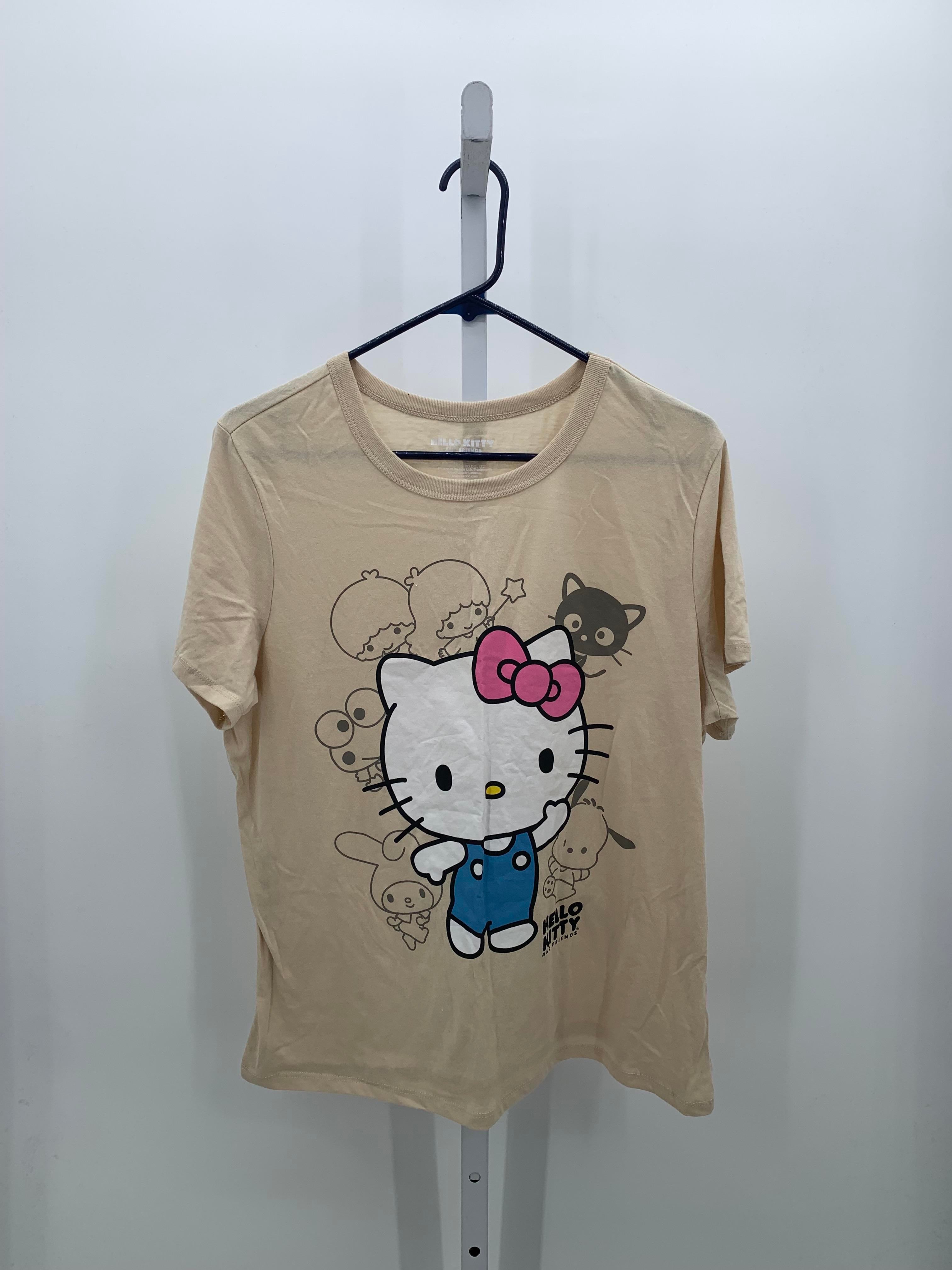 Hello Kitty Size Large Juniors Short Sleeve Shirt