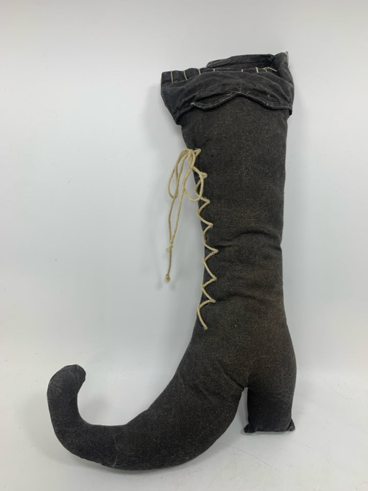 PLUSH WITCH'S BOOT.