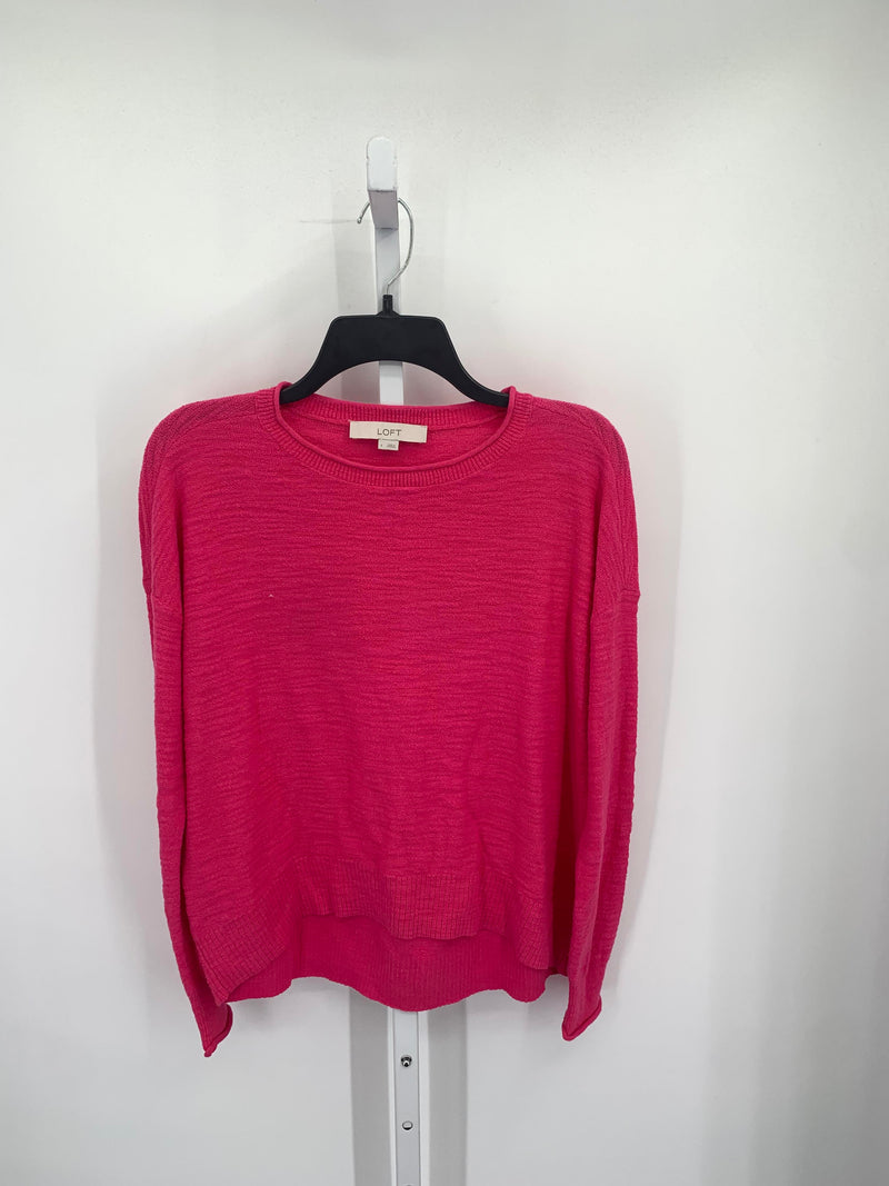 Loft Size Small Misses Long Slv Sweater