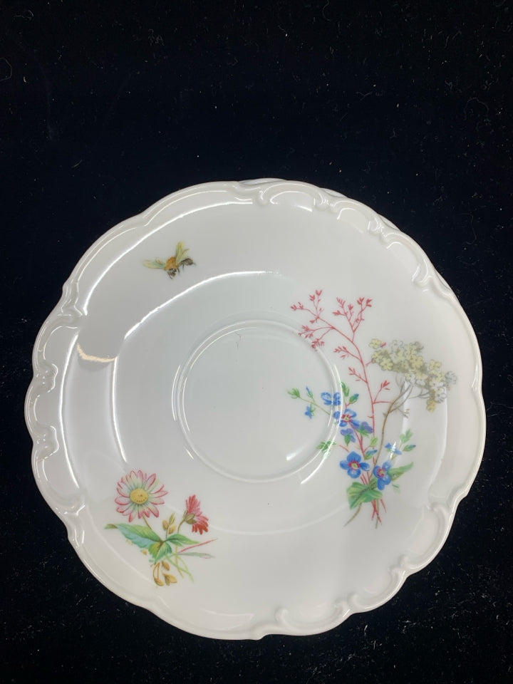 12PC FLORAL DISH SET-SVC 4.