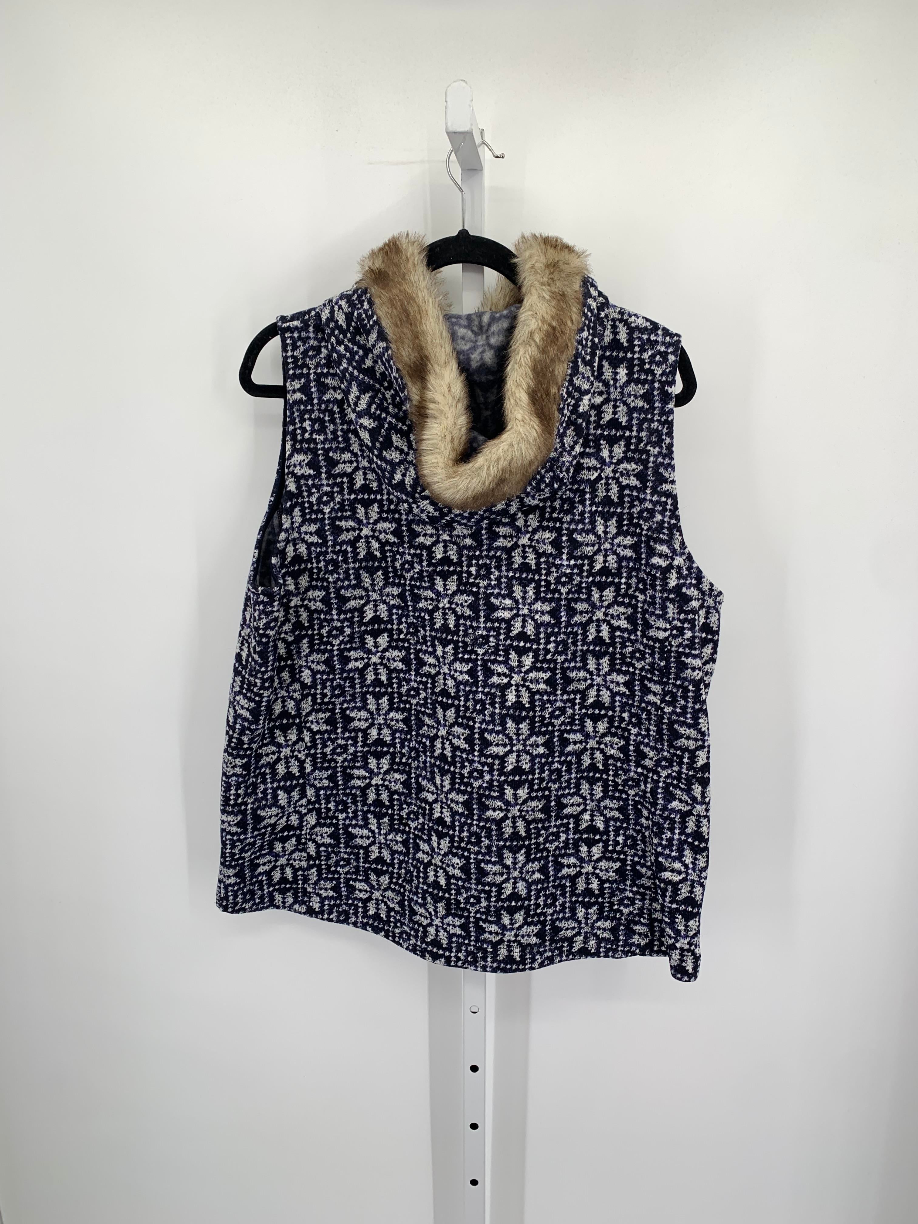 Talbots Size 1X Womens Vest