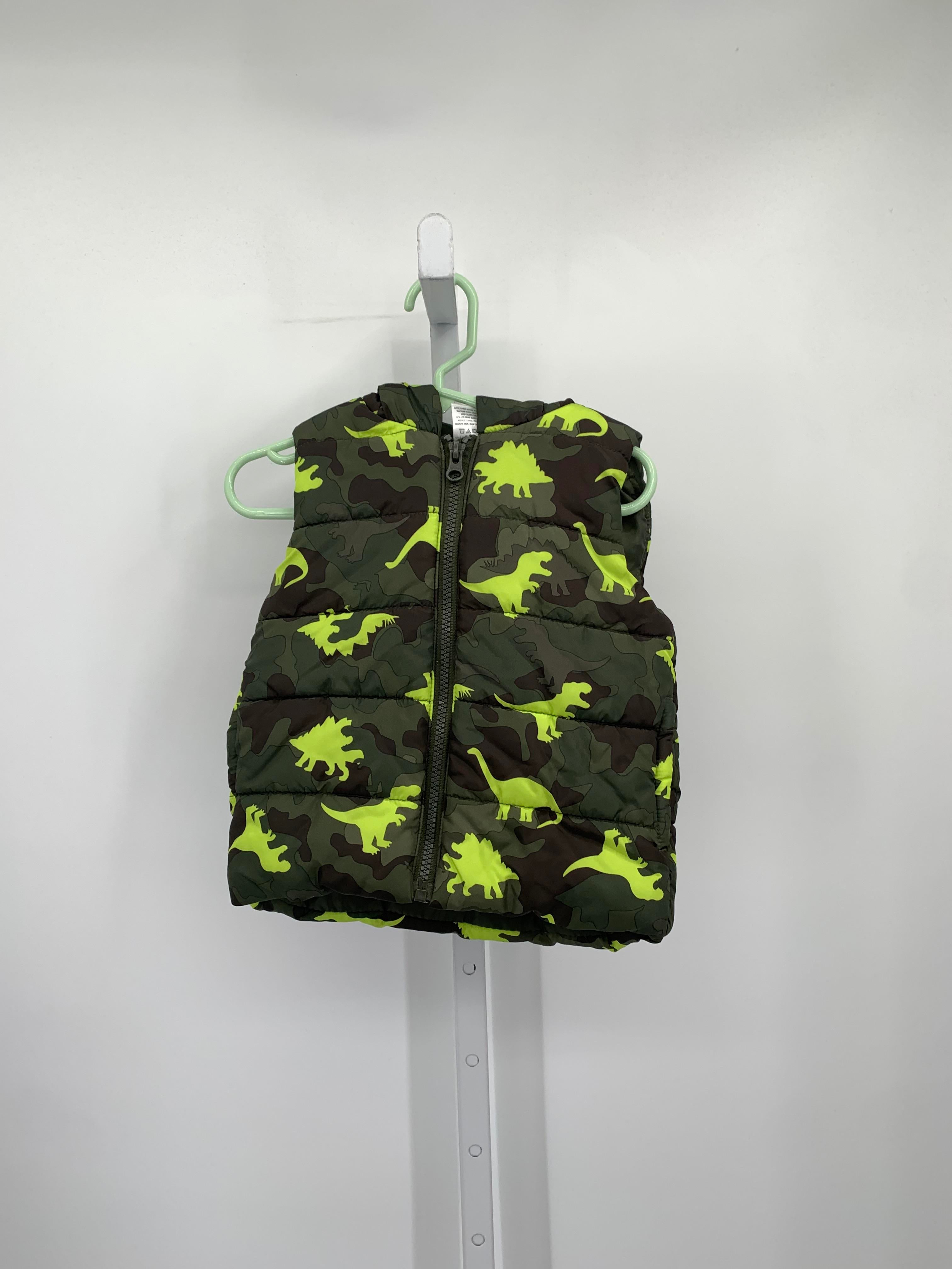 DINOS HOODED ZIP PUFF.