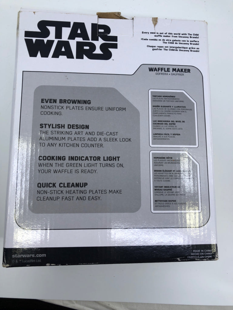 NIB STARWARS WAFFLE MAKER.