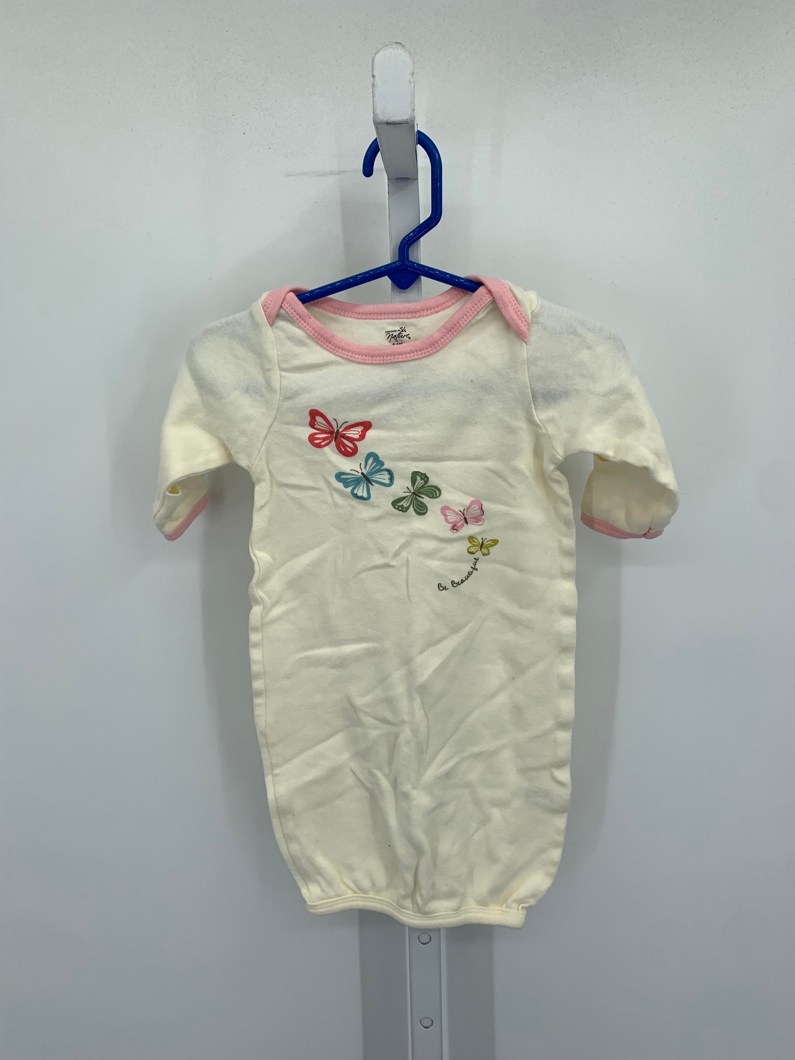 Size 0-6 Months Girls Gown Sleeper