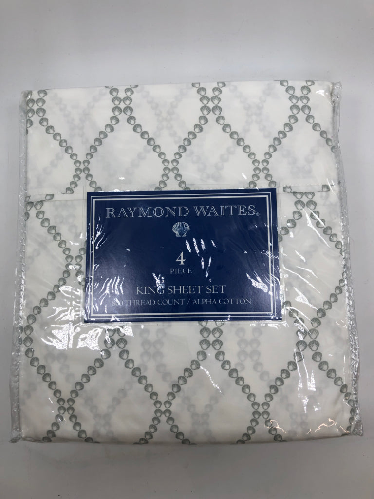 NIP RAYMOND WAITES SEASHELL KING SHEET SET.