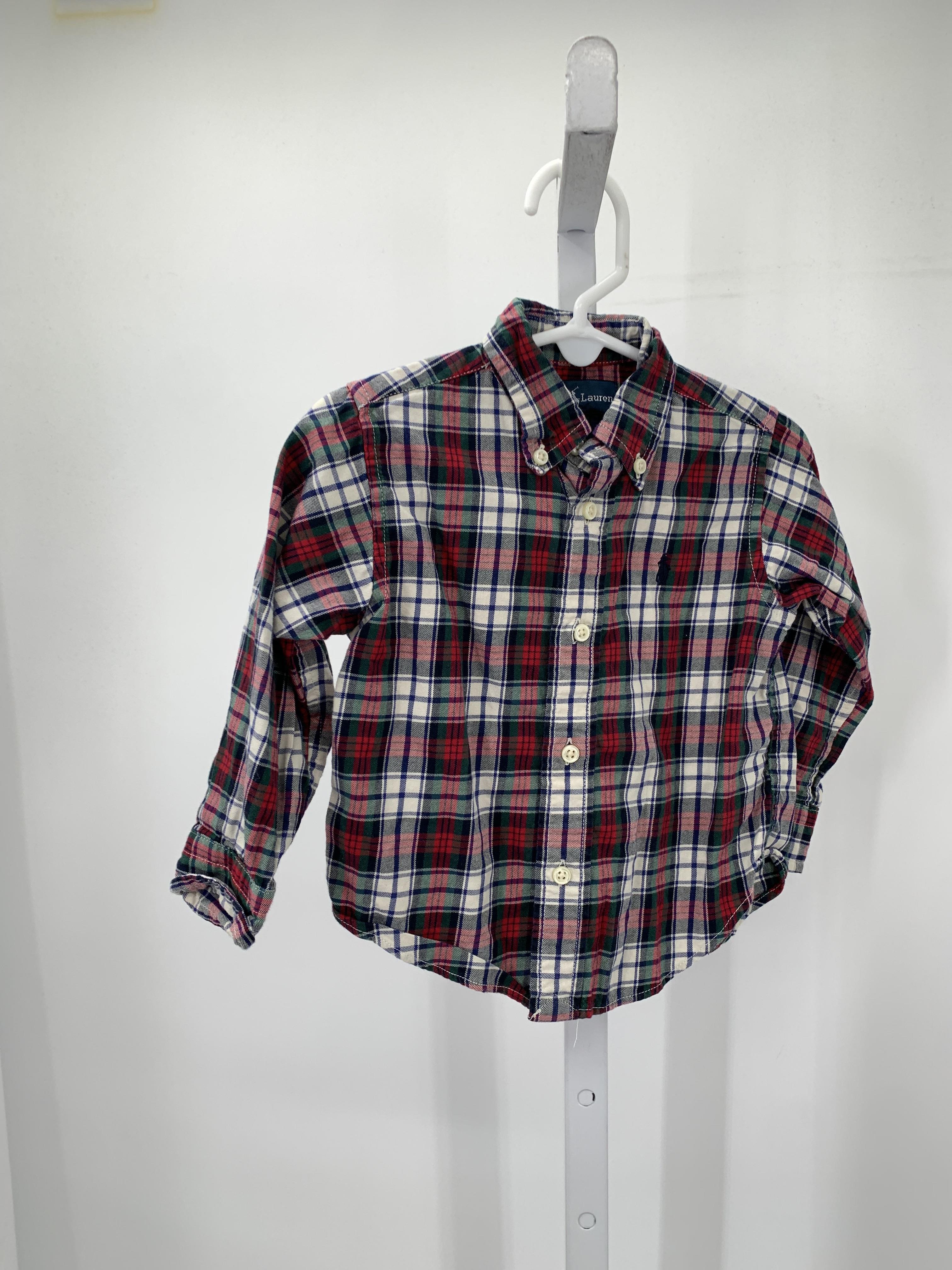 PLAID BTN DOWN