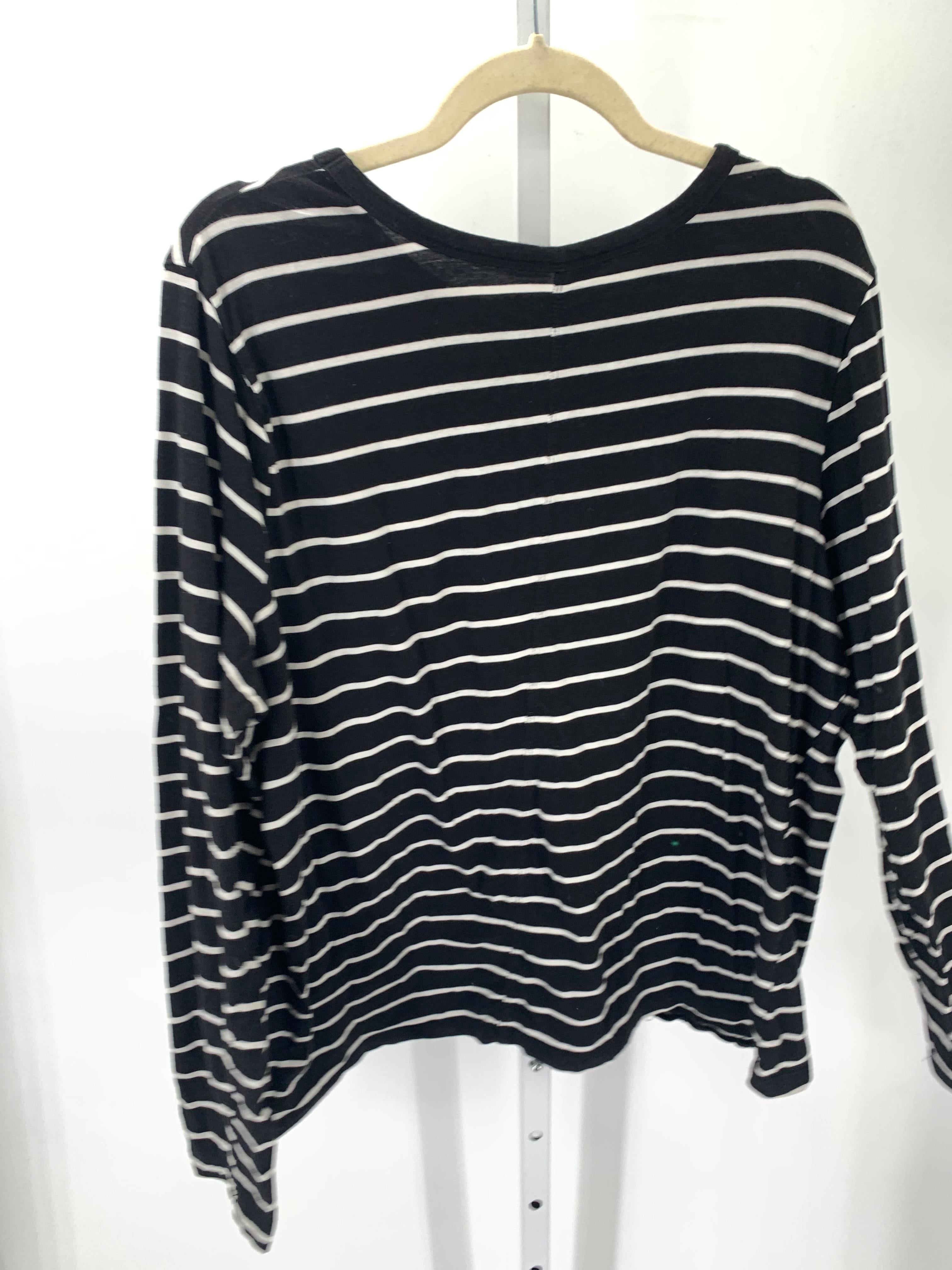A.N.A. Size 1X Womens Long Sleeve Shirt
