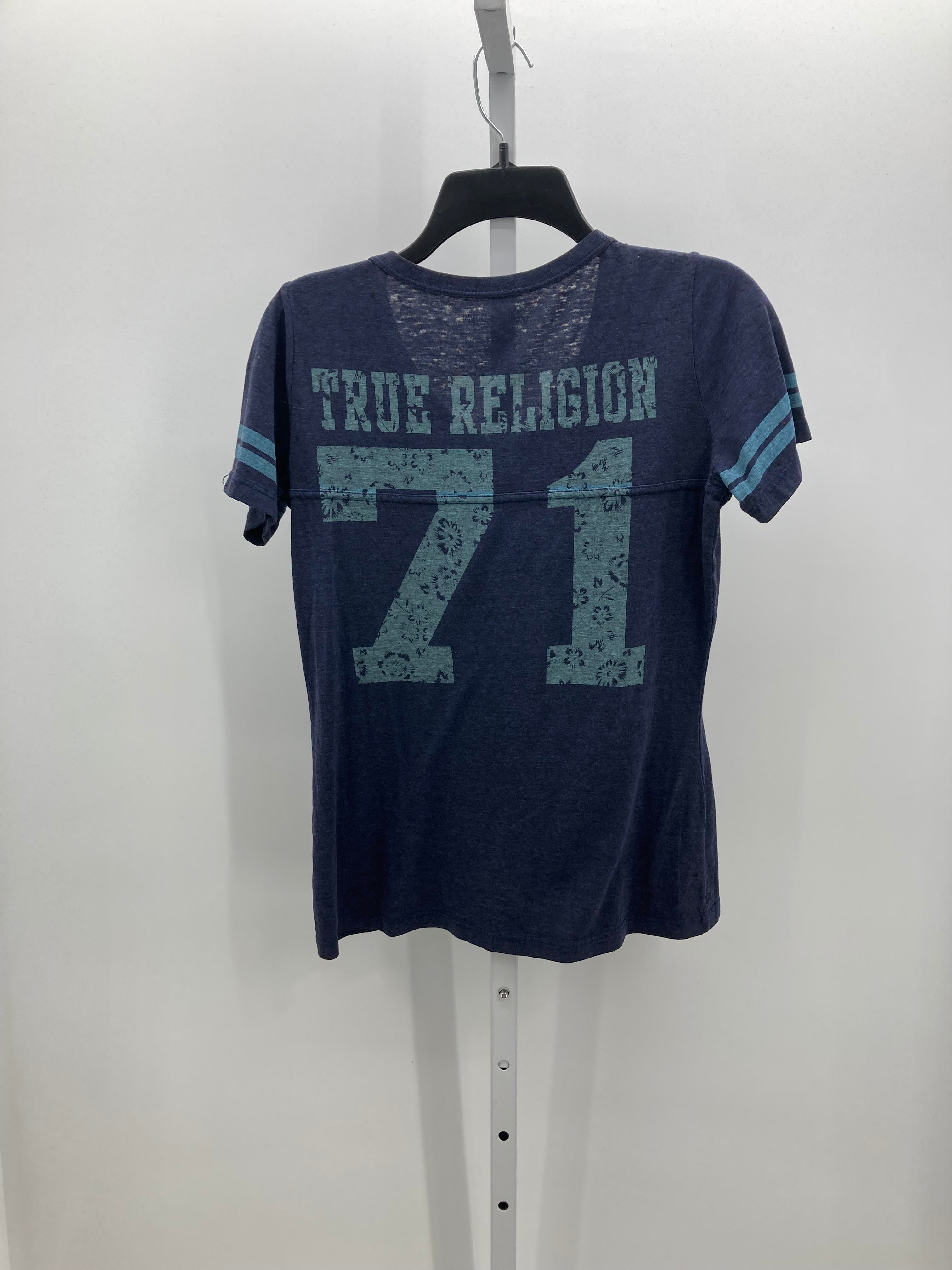 True Religion Size Medium Misses Short Sleeve Shirt