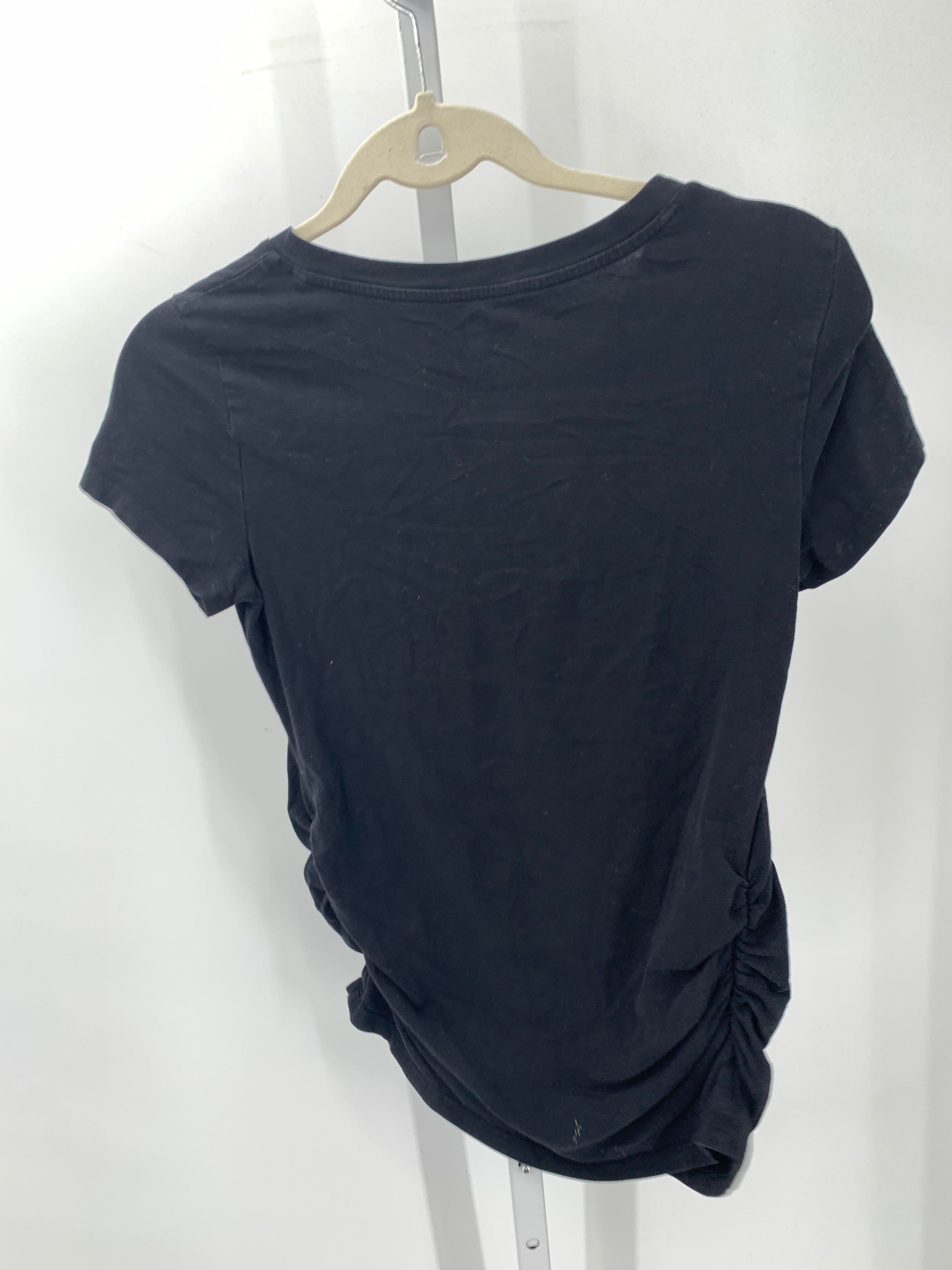 Old Navy Black Size Small Maternity Short Sleeve Shirt