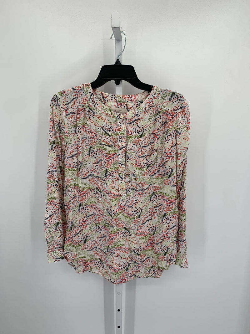 Loft Size Large Petite Petite Long Sleeve Shirt