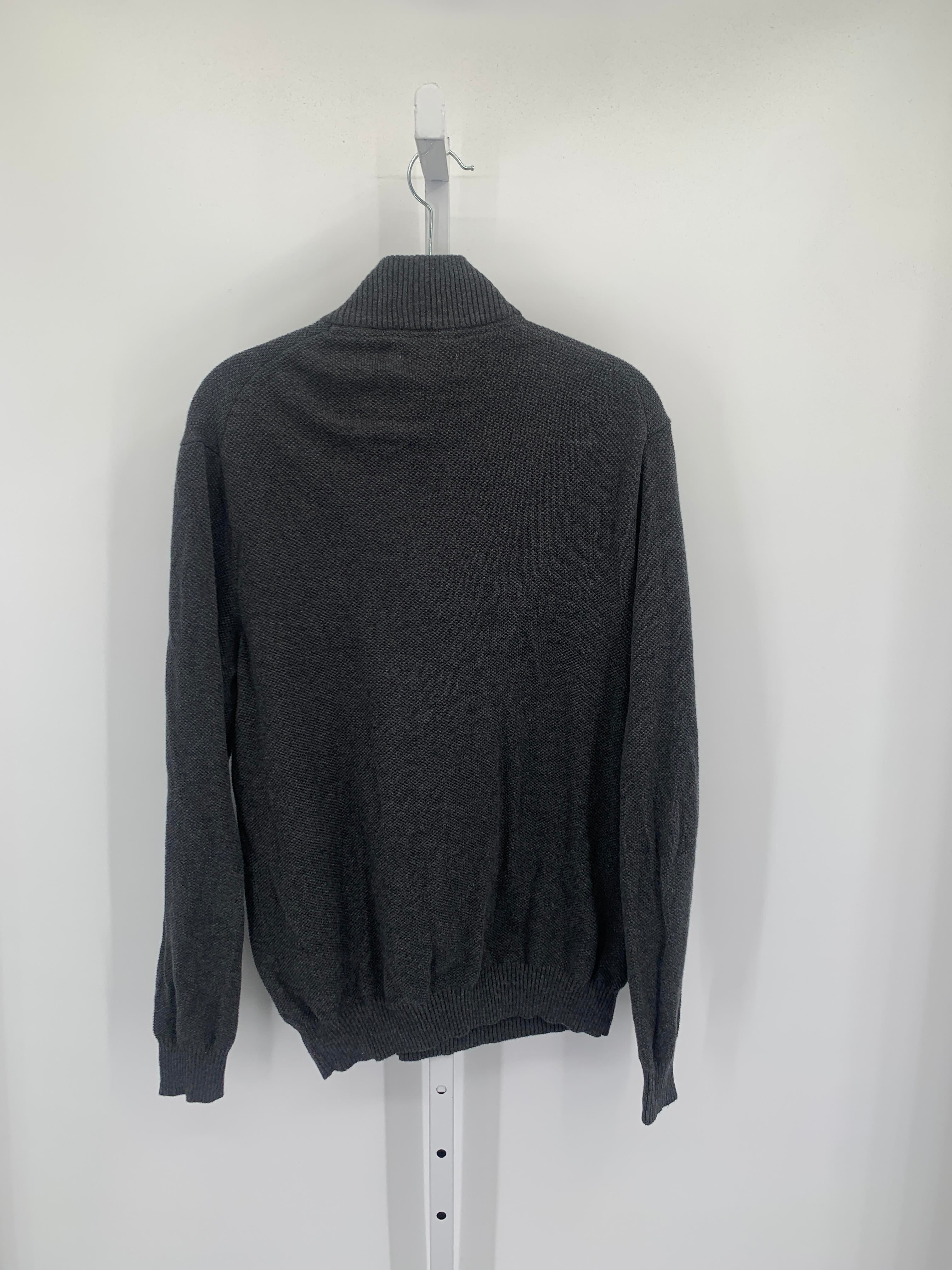 PARTIAL ZIP SWEATER