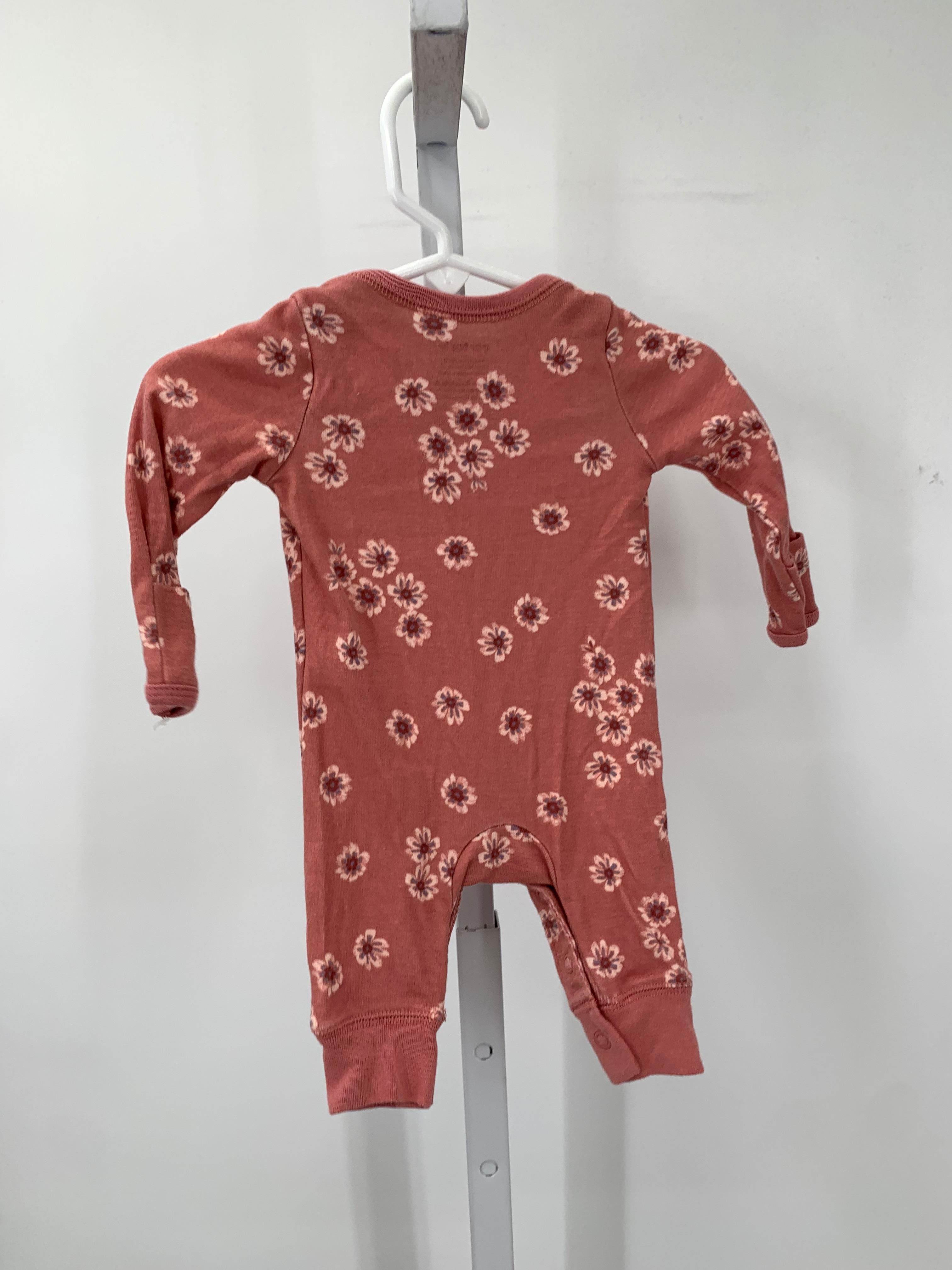 Carters Size Newborn Girls Long Slv. Romper