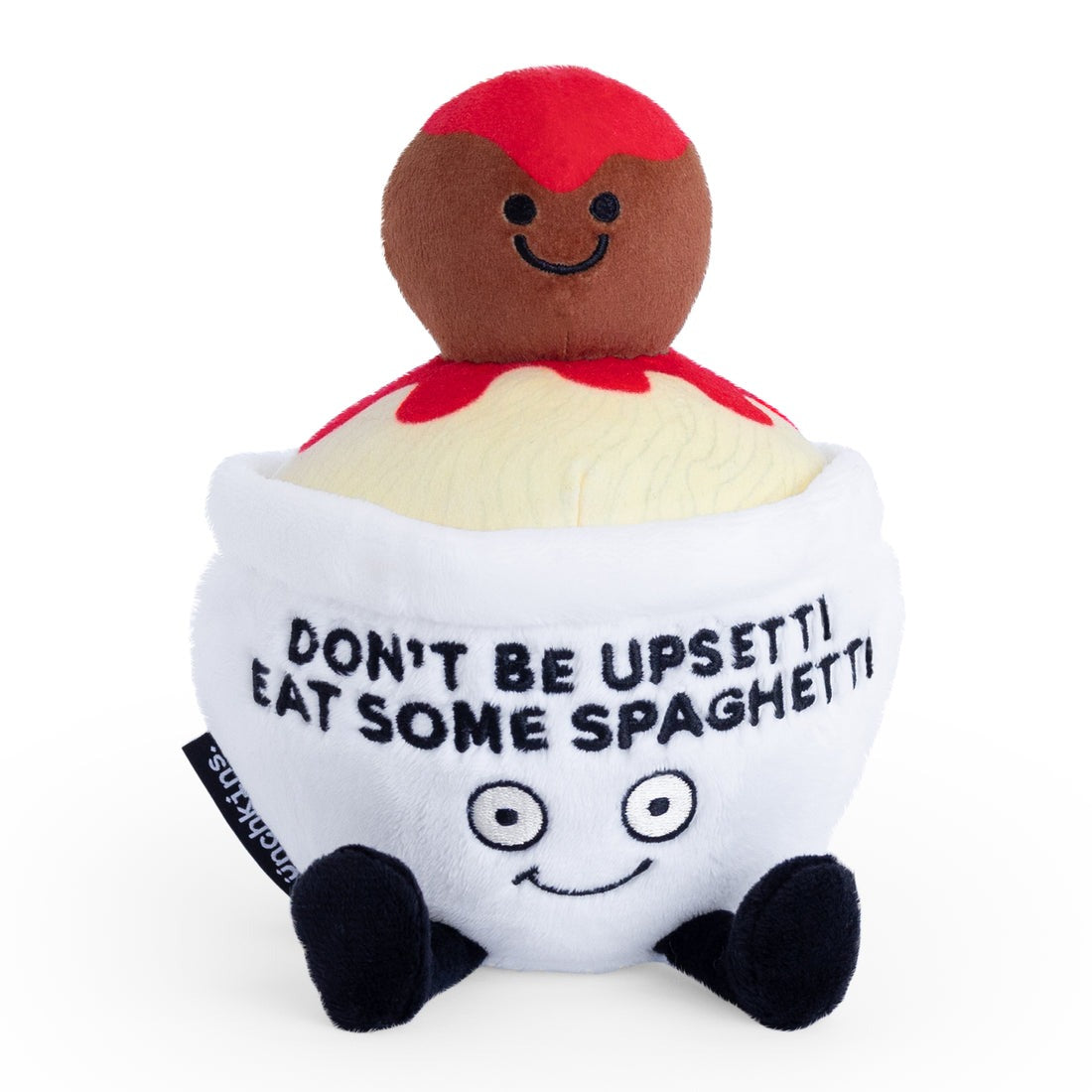 "Don't Be Upsetti" Plush Spaghetti