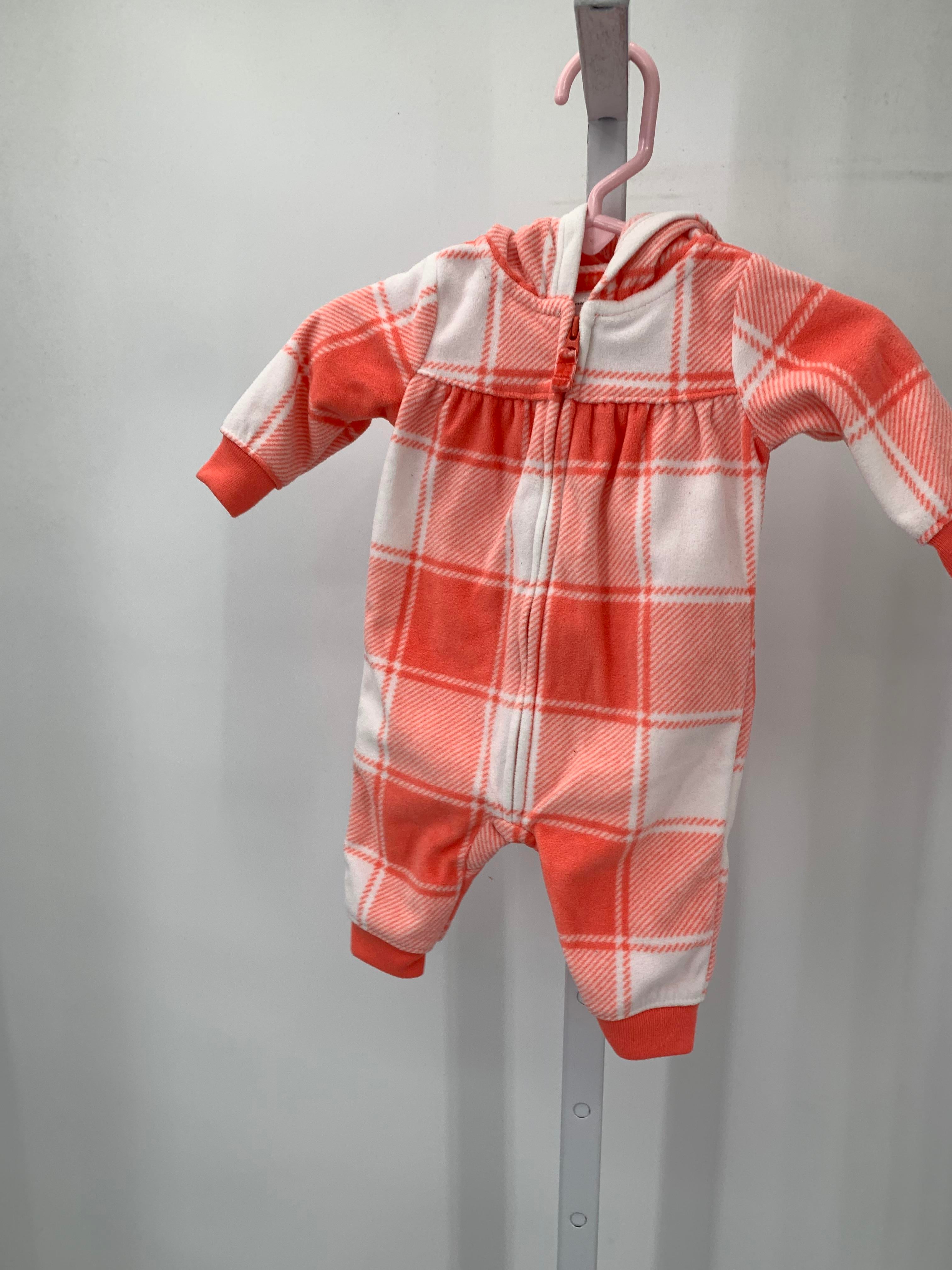 Carters Size Newborn Girls Long Slv. Romper