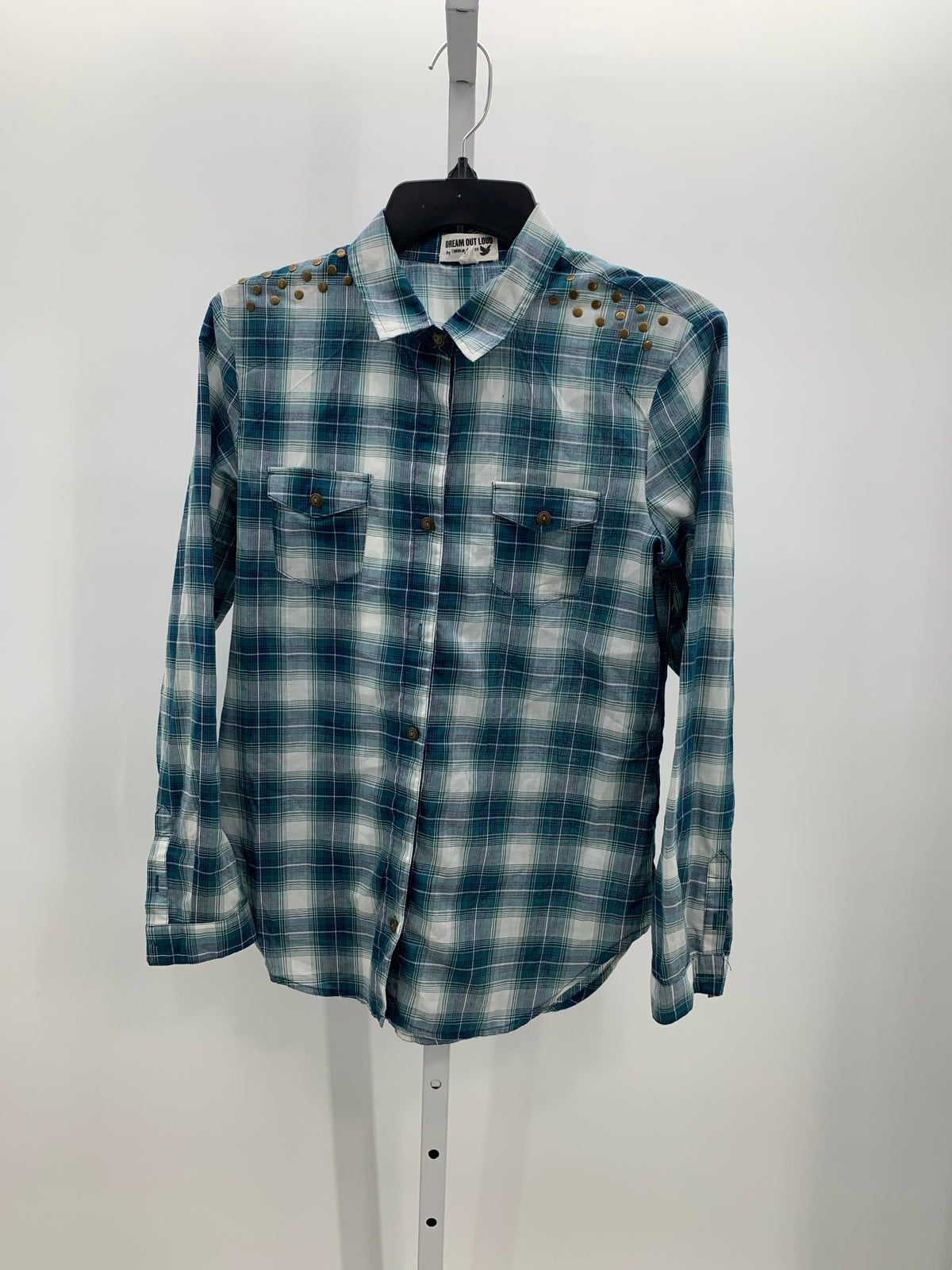 Dream Out Loud Size Medium Juniors Long Sleeve Shirt