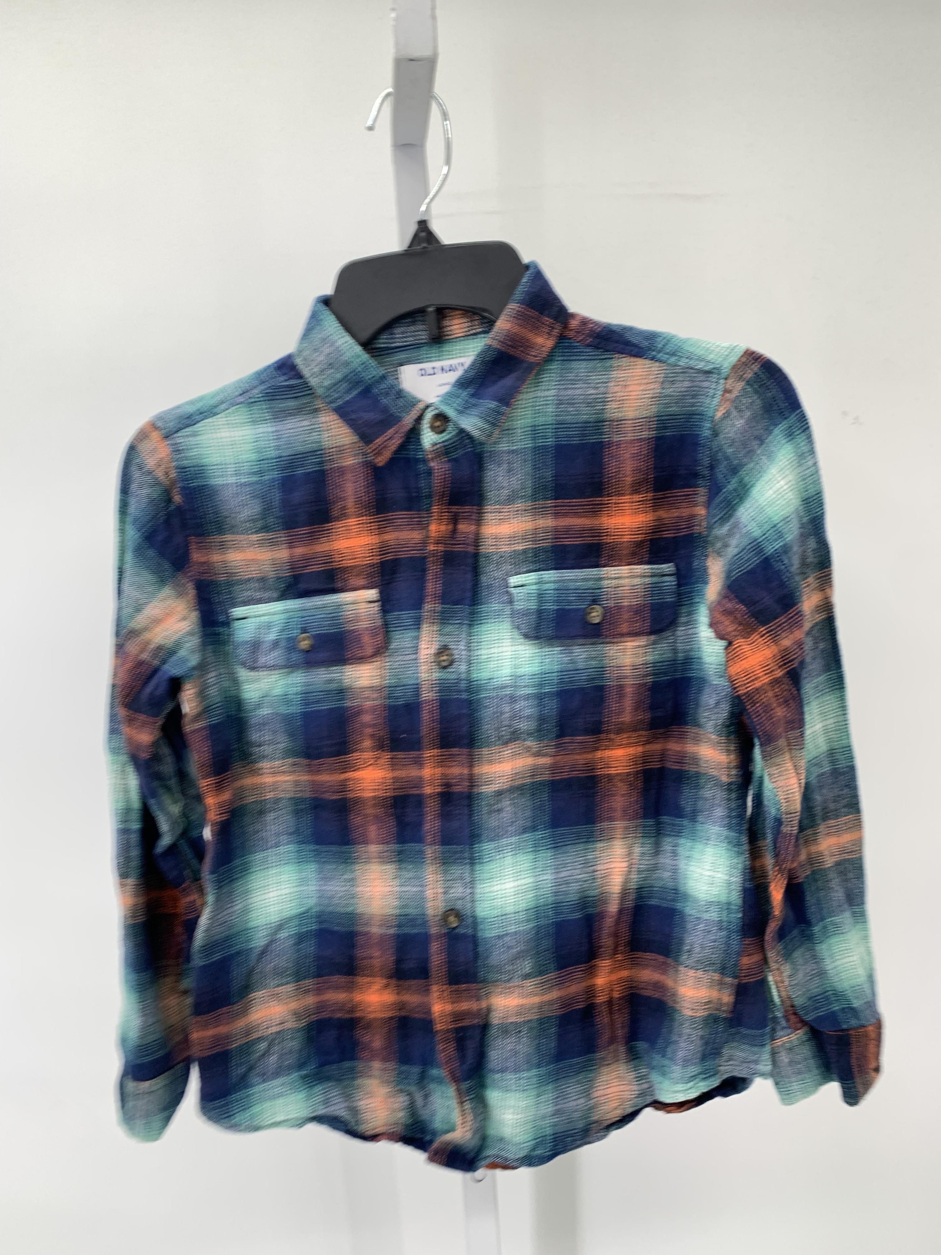 ORANGE PLAID BTN DOWN