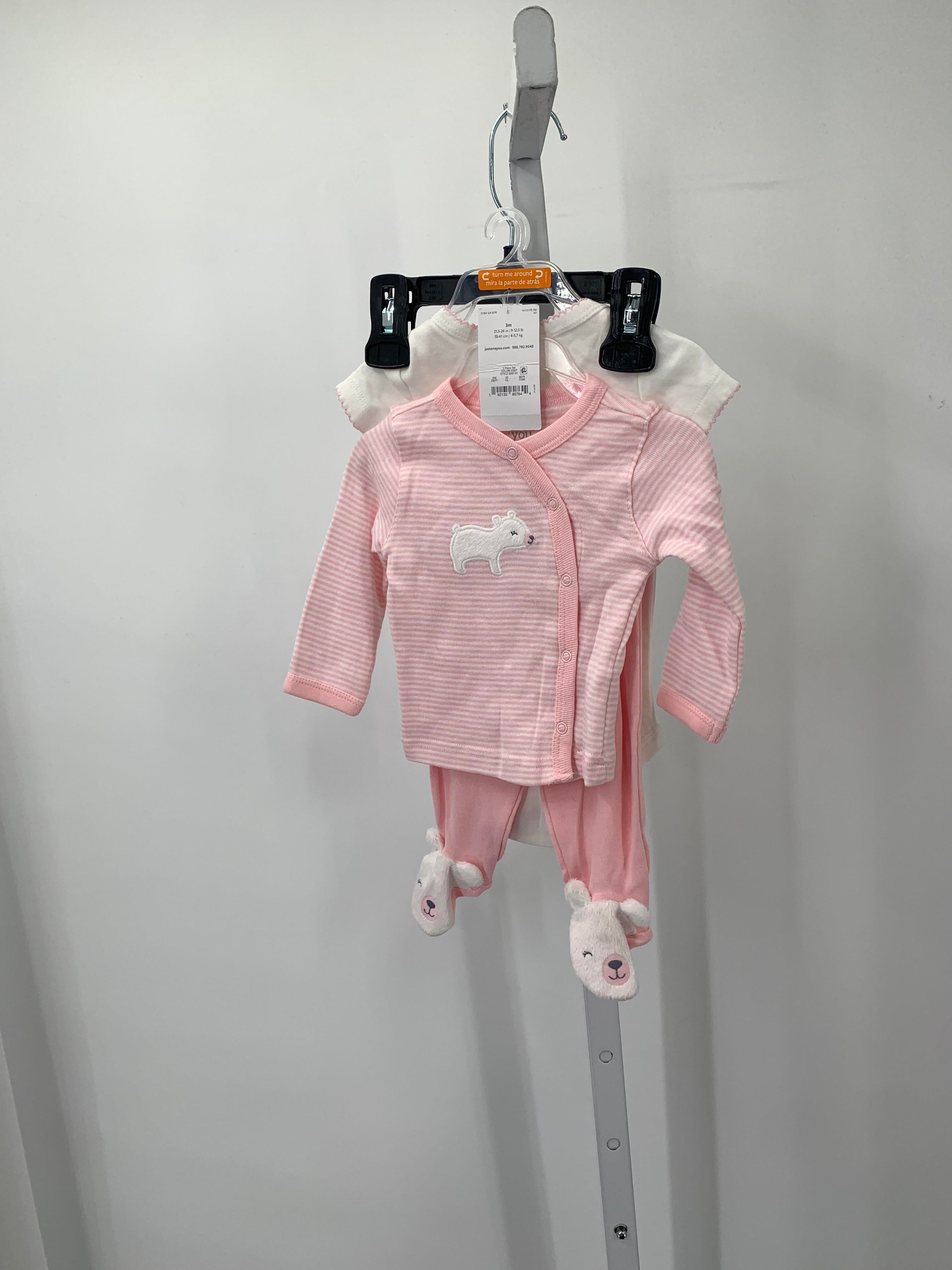 Just One You Size 3 Months Girls 3 Pieces