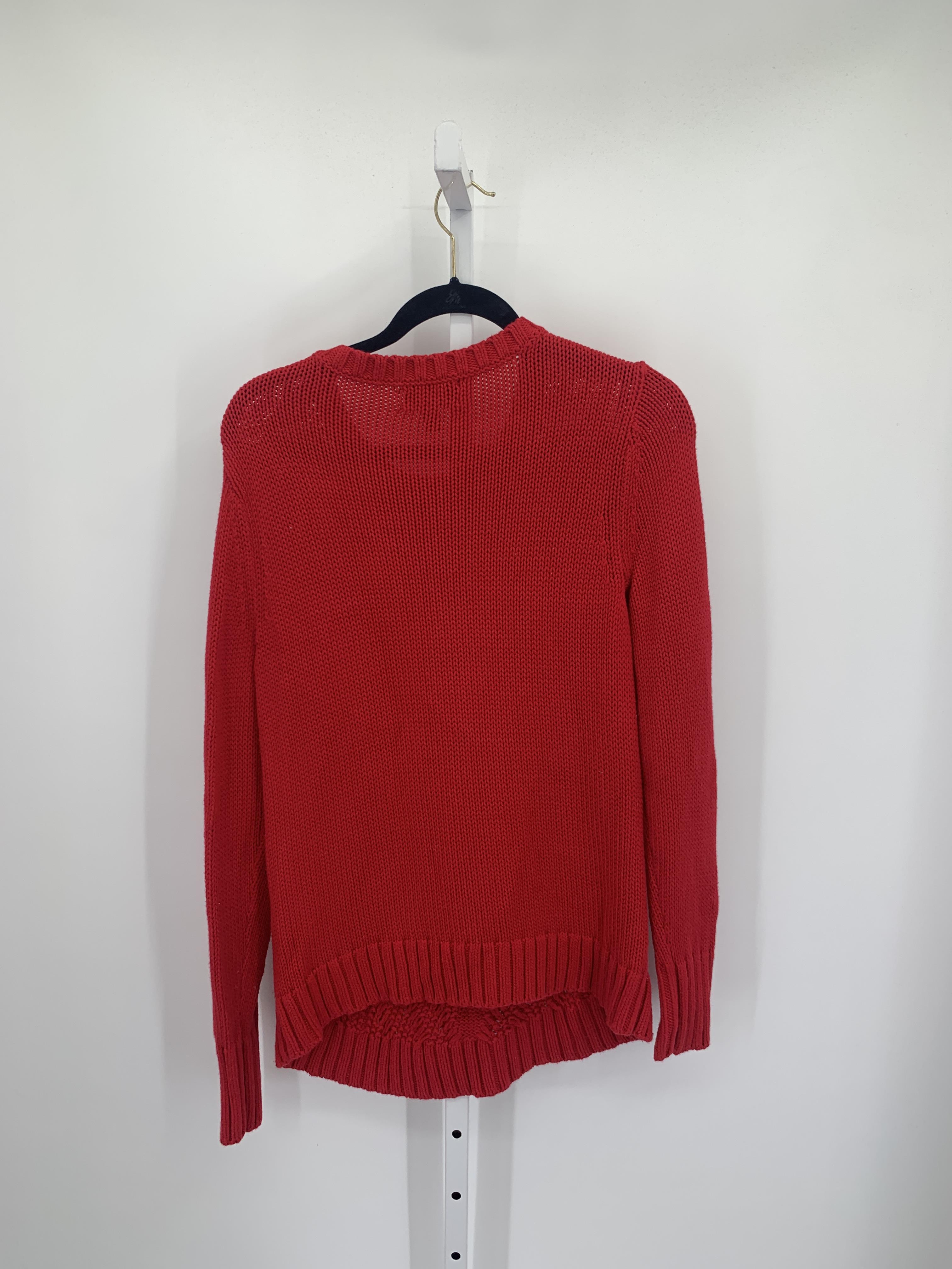 Lands End Size Medium Petite Petite Long Slv Sweater