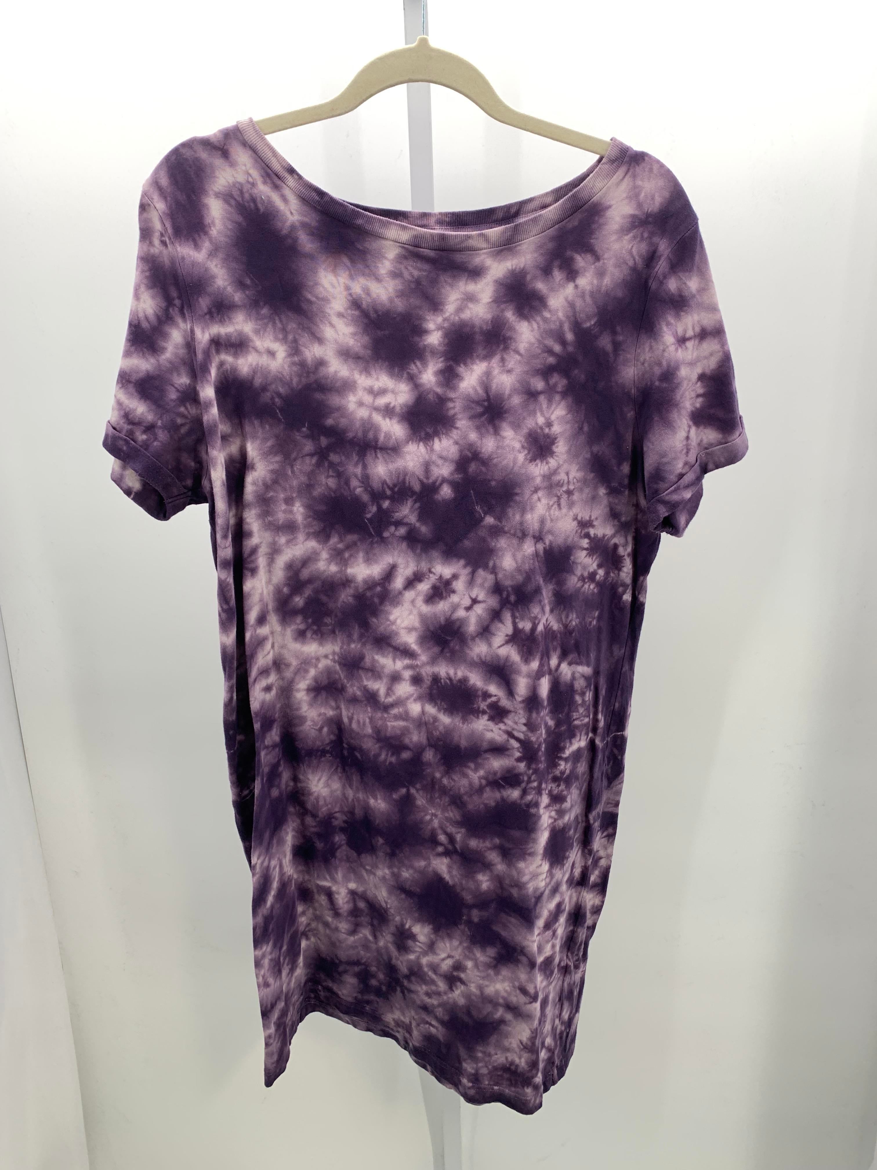 Sonoma Size Large Misses Short Sleeve Dress