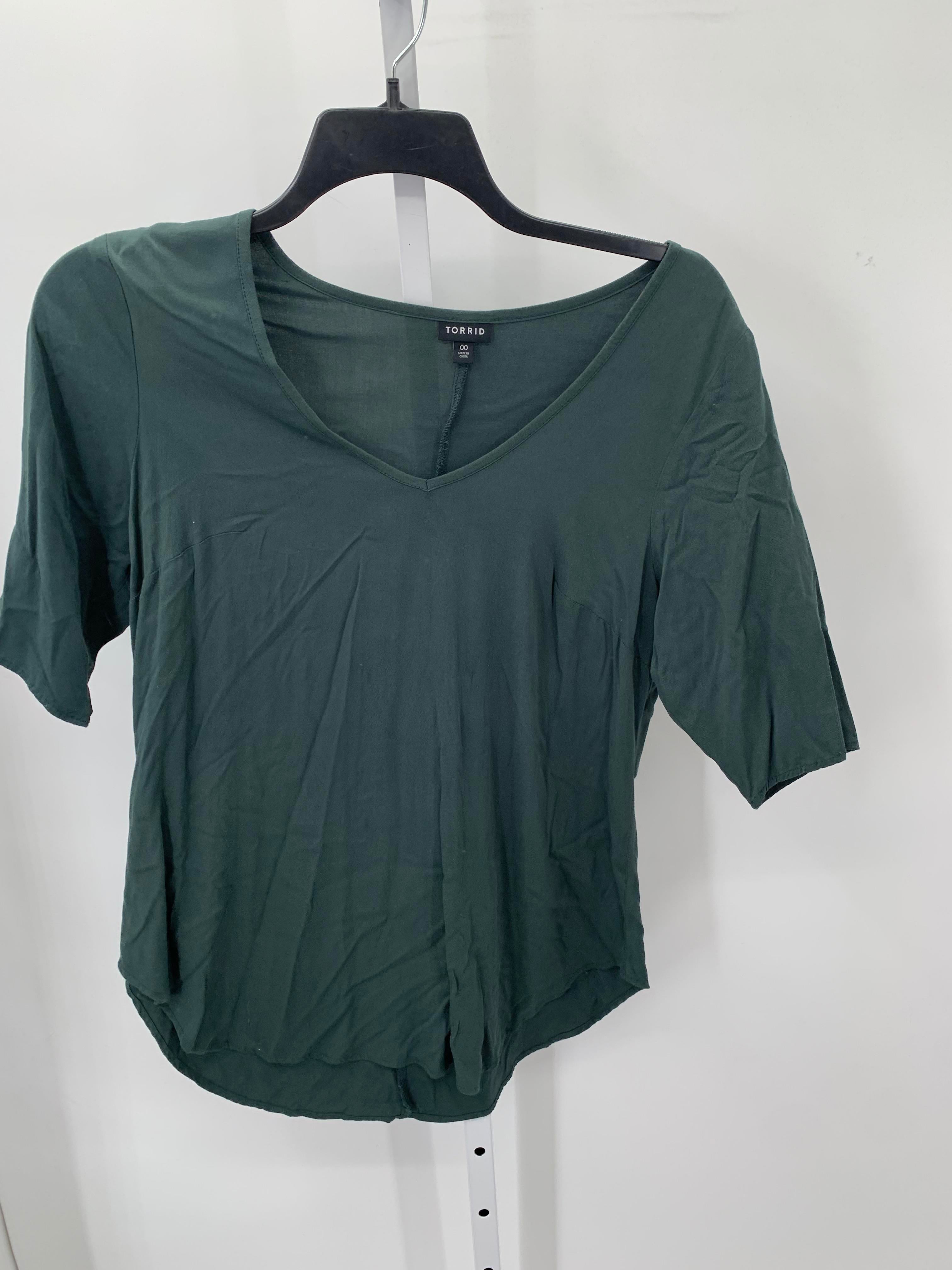 Torrid Size 0X Womens Short Sleeve Shirt