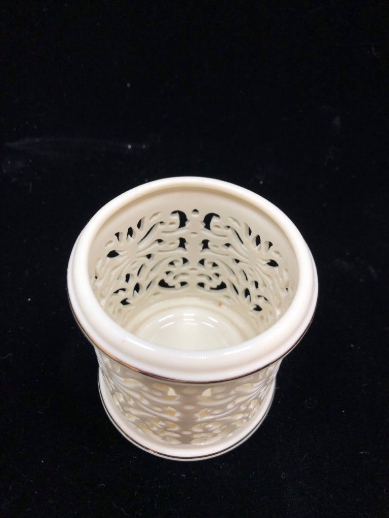 LENOX TEA LIGHT HOLDER.